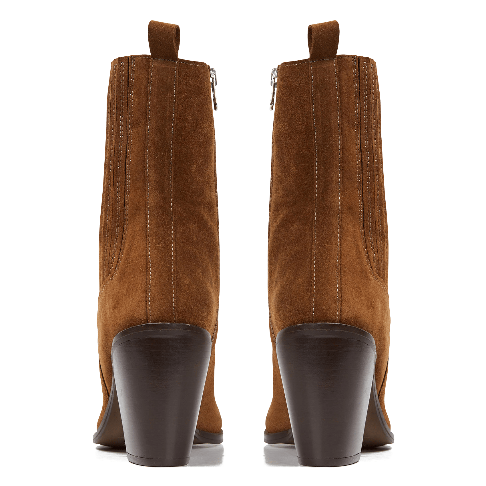 Botines De Piel Acabados En Punta Marron Jonak - Mujer | Place des Tendances