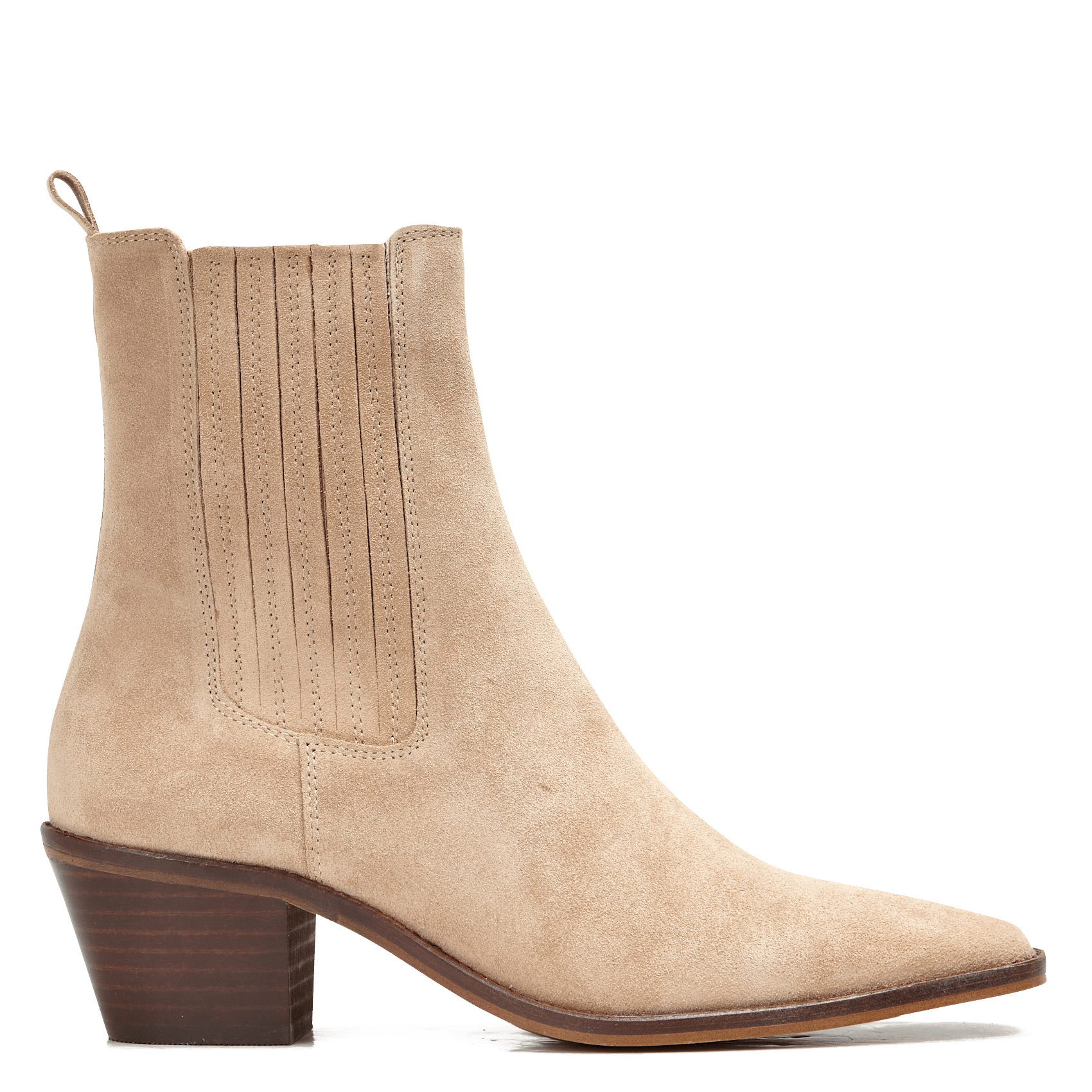 Botines De Piel Con Tacón Beige Jonak - Mujer | Place des Tendances