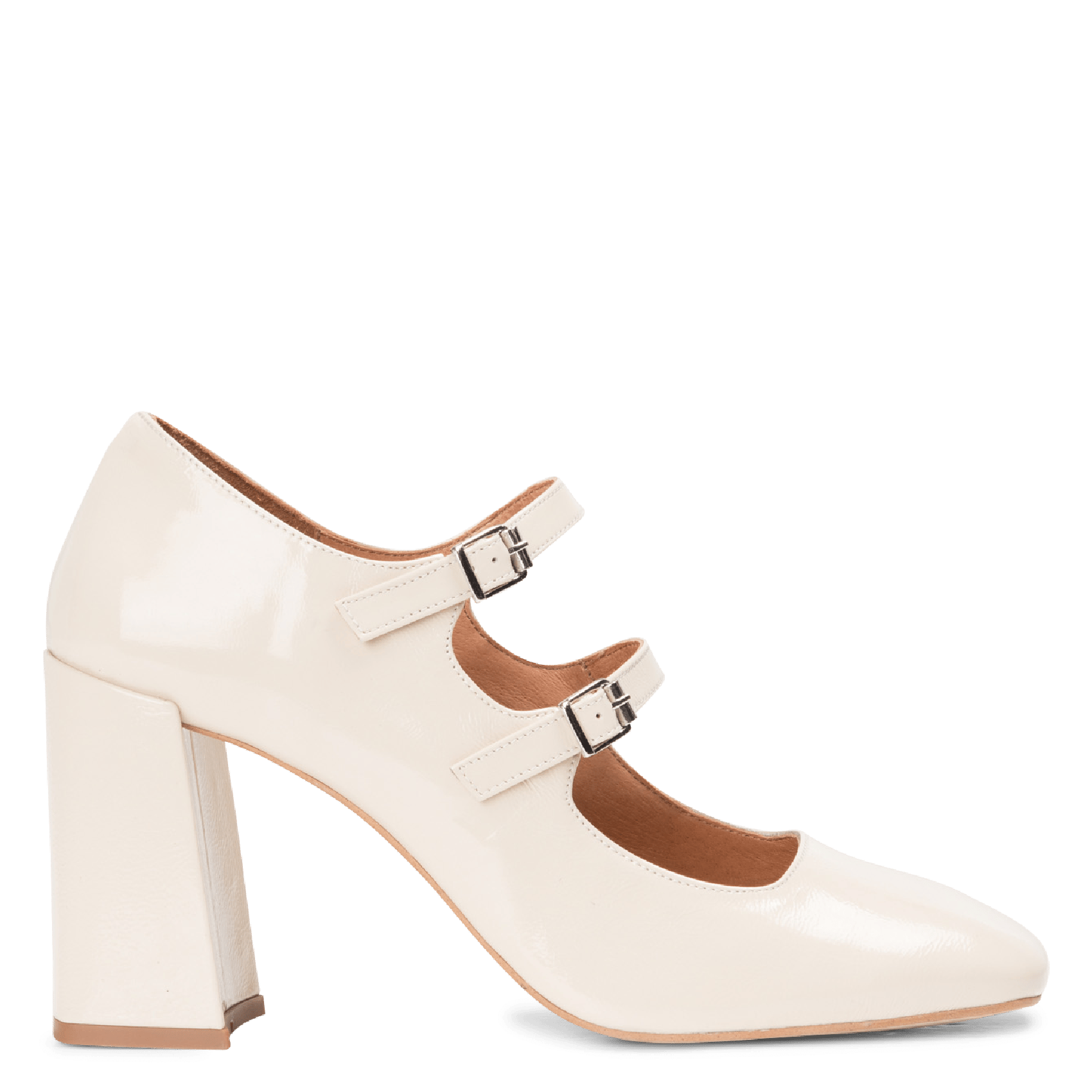 Zapatos Tipo Babies De Charol Con Tacón Ivoire Jonak - Mujer | Place des  Tendances