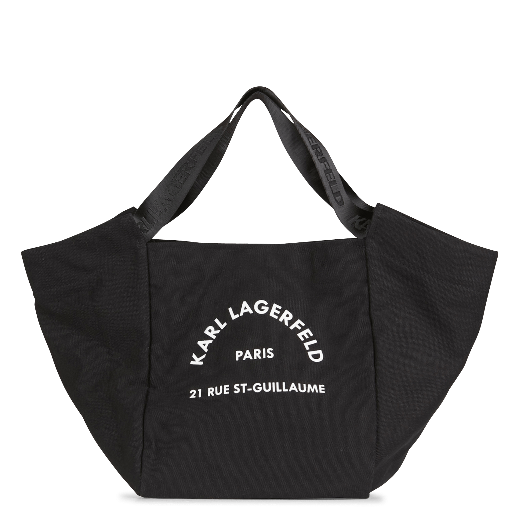 Bolso Shopper De Tela Black Karl Lagerfeld - Mujer | Place des Tendances