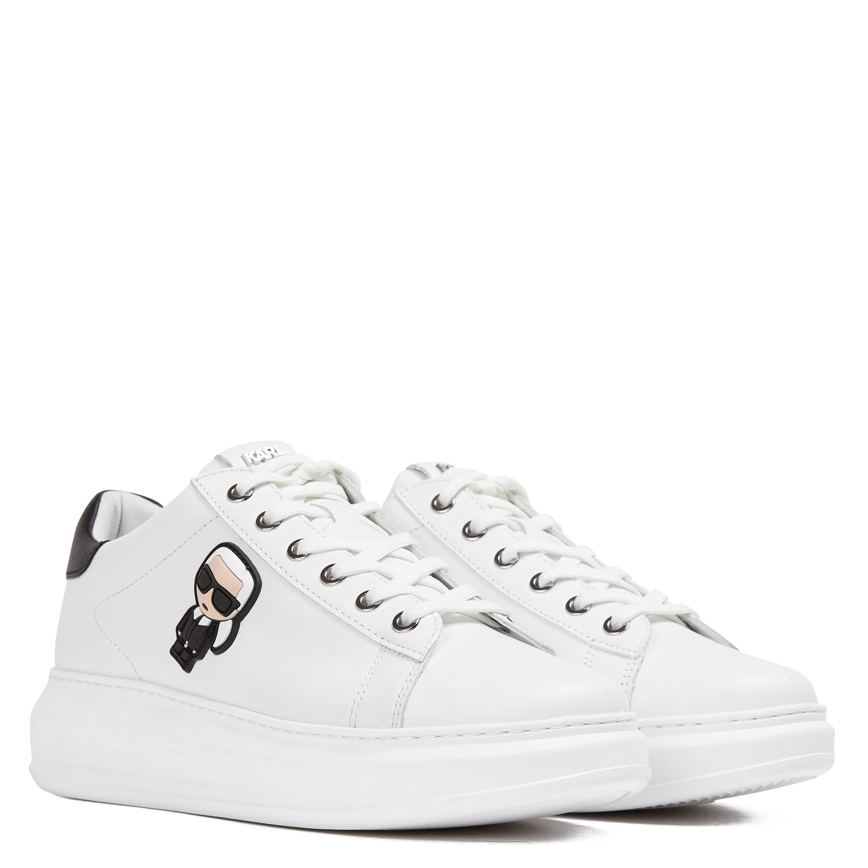 Mujer Zapatos de Zapatillas de Zapatillas de corte bajo Sneakers Karl Lagerfeld de Cuero de color Blanco 