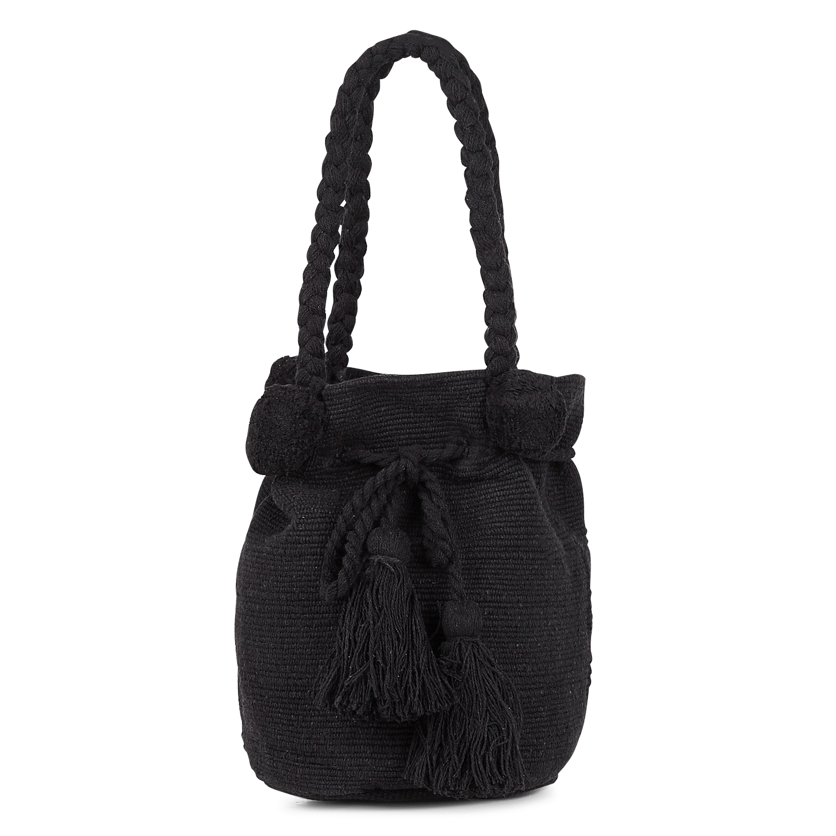 Bolso Bombonera De Algodón Noir La Fee Maraboutee - Mujer | Place des  Tendances
