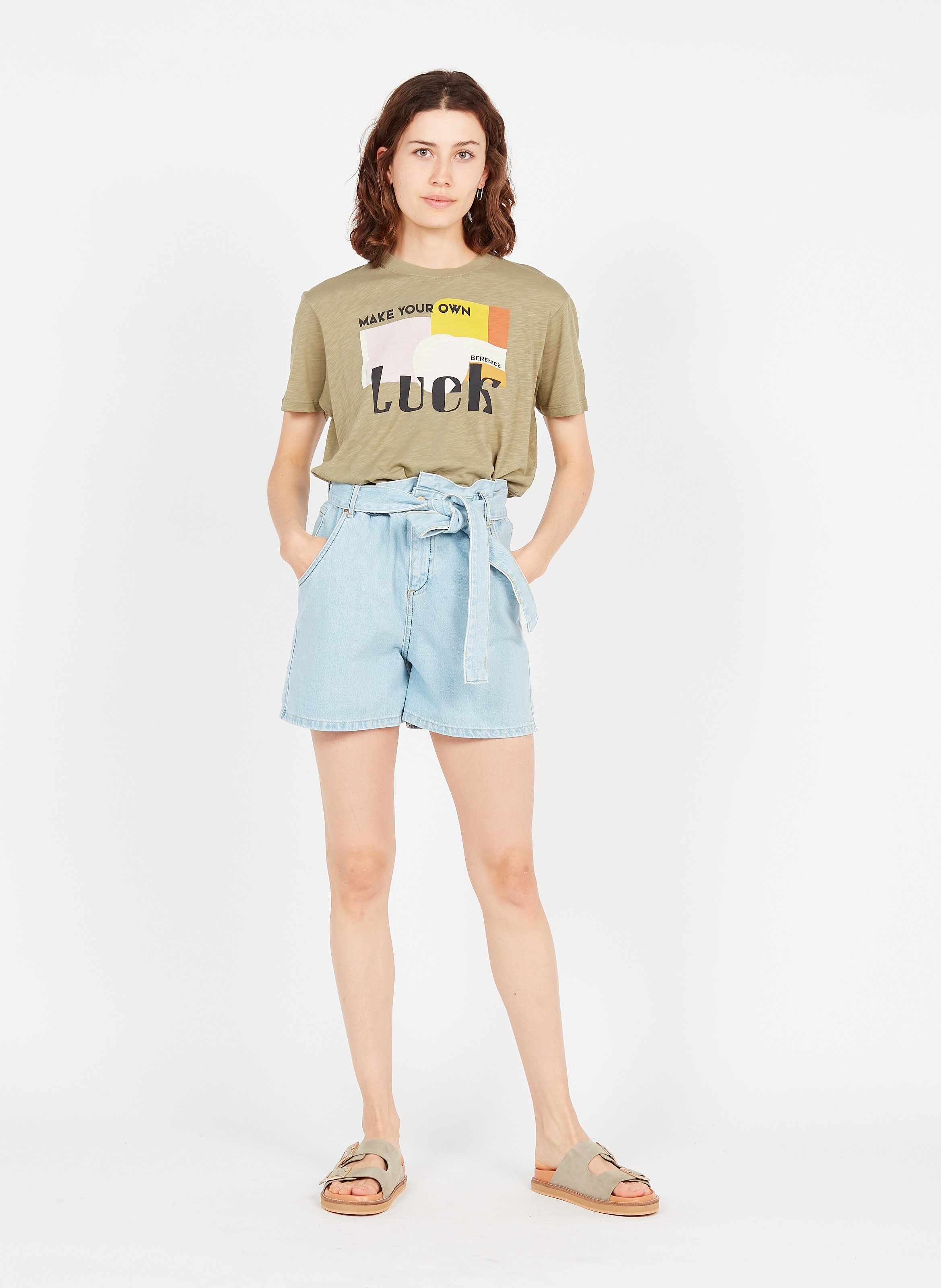 Short Vaquero De Talle Alto Bleach La Petite Francaise - Mujer | Place des  Tendances
