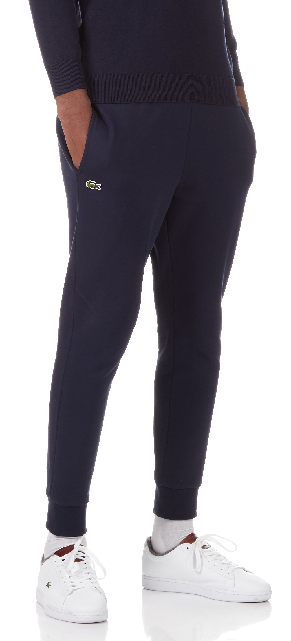 Pantalones y bermudas | Pantalón de deporte de hombre Lacoste SPORT en  piqué Azul / Azul Marino / Blanco • 1MT | LACOSTE Hombre ~ Nextscenes