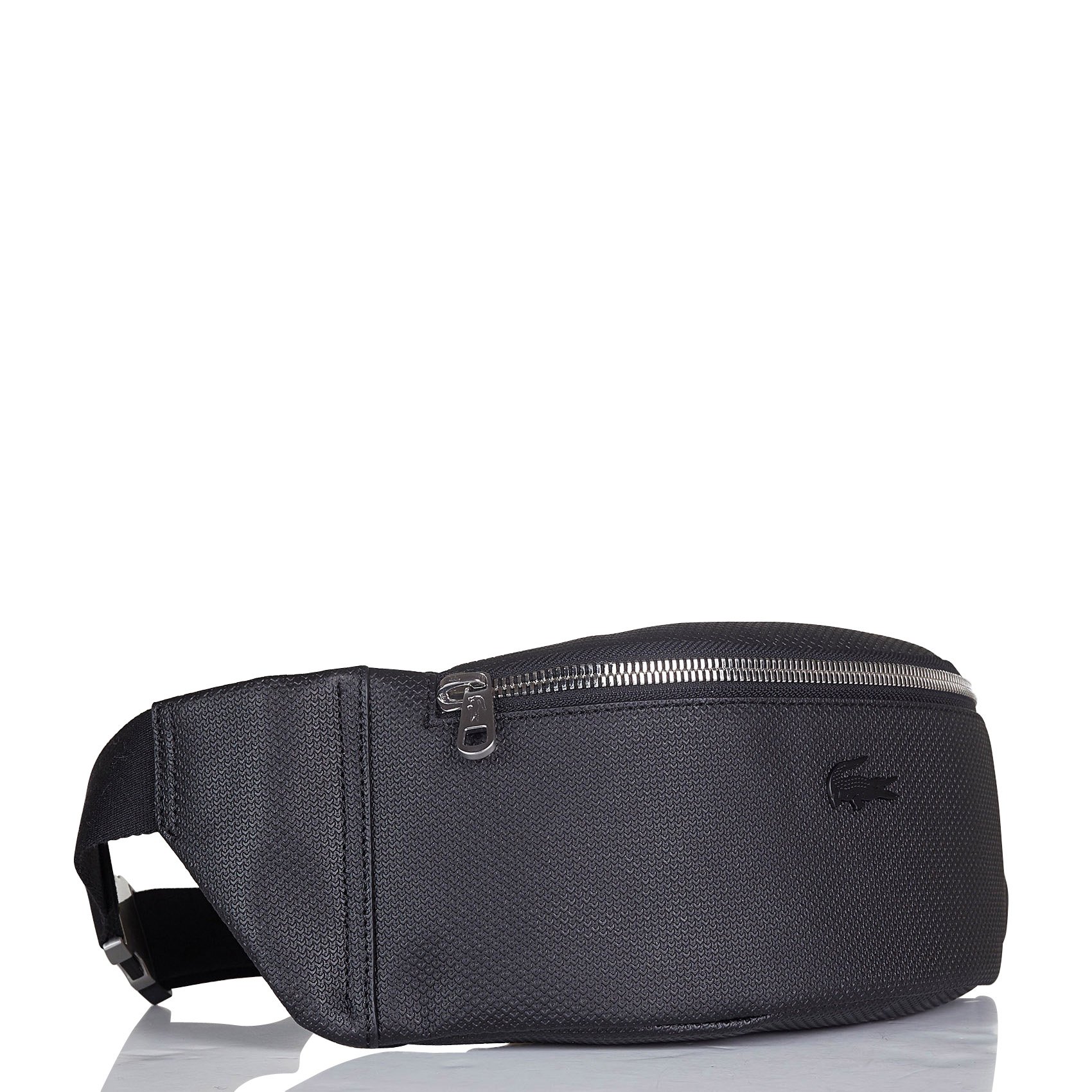 Riñonera De Piel Flexible Noir Lacoste - Hombre | Place des Tendances