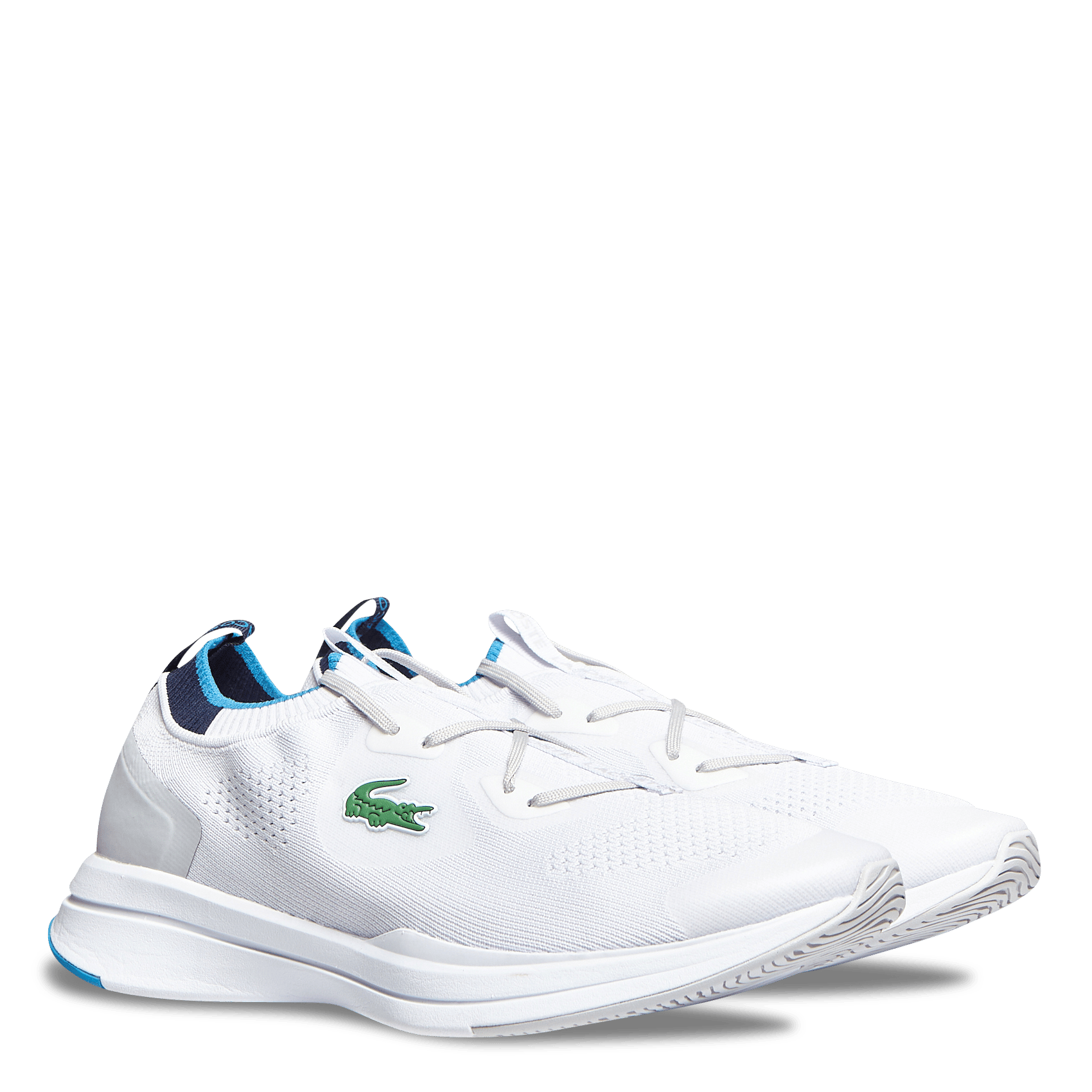 Hombre Zapatillas de hombre T-Clip en piel y tela Black | Sneakers Lacoste  « Extrabalon