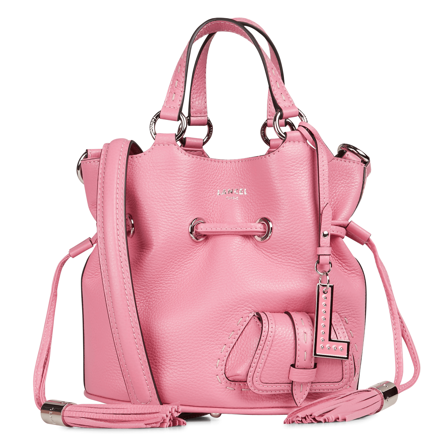 Bolso Bombonera De Piel Granulada Magnolia Lancel - Mujer | Place des  Tendances