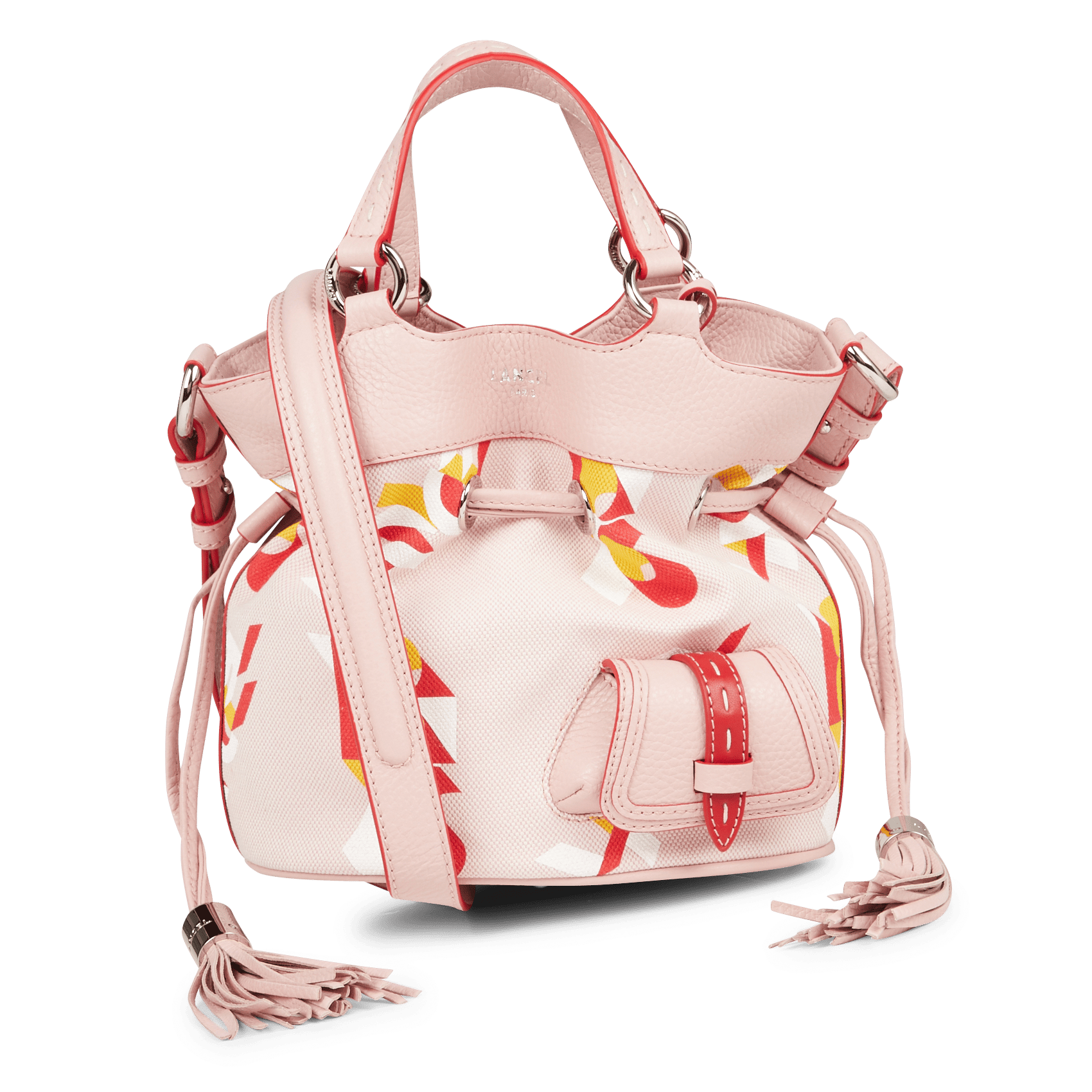 Bolso Bombonera De Piel Y Tela Multico Blossom Lancel - Mujer | Place des  Tendances