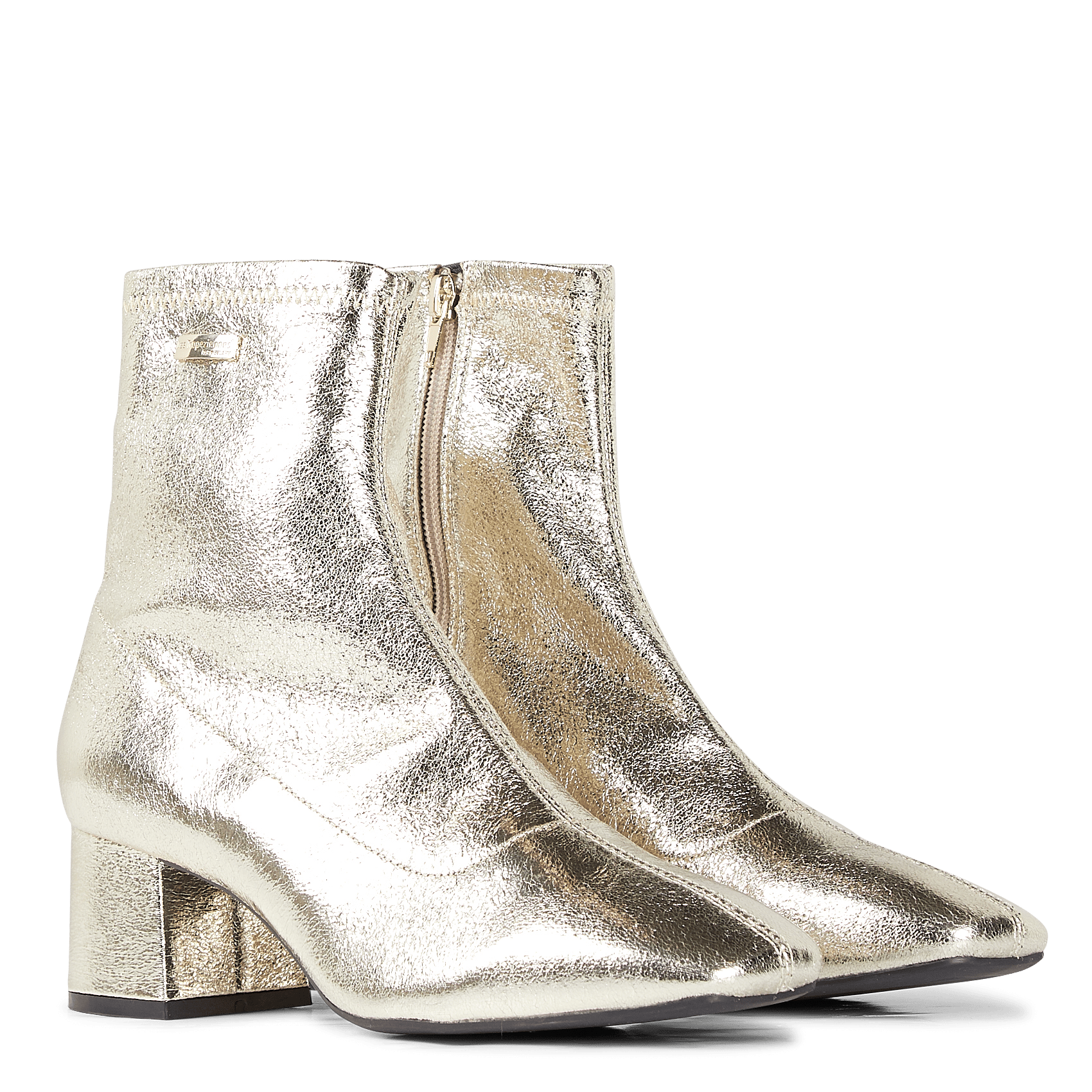 Botines De Tacón Metalizados Or Les Tropeziennes Par M.belarbi Mujer | Place