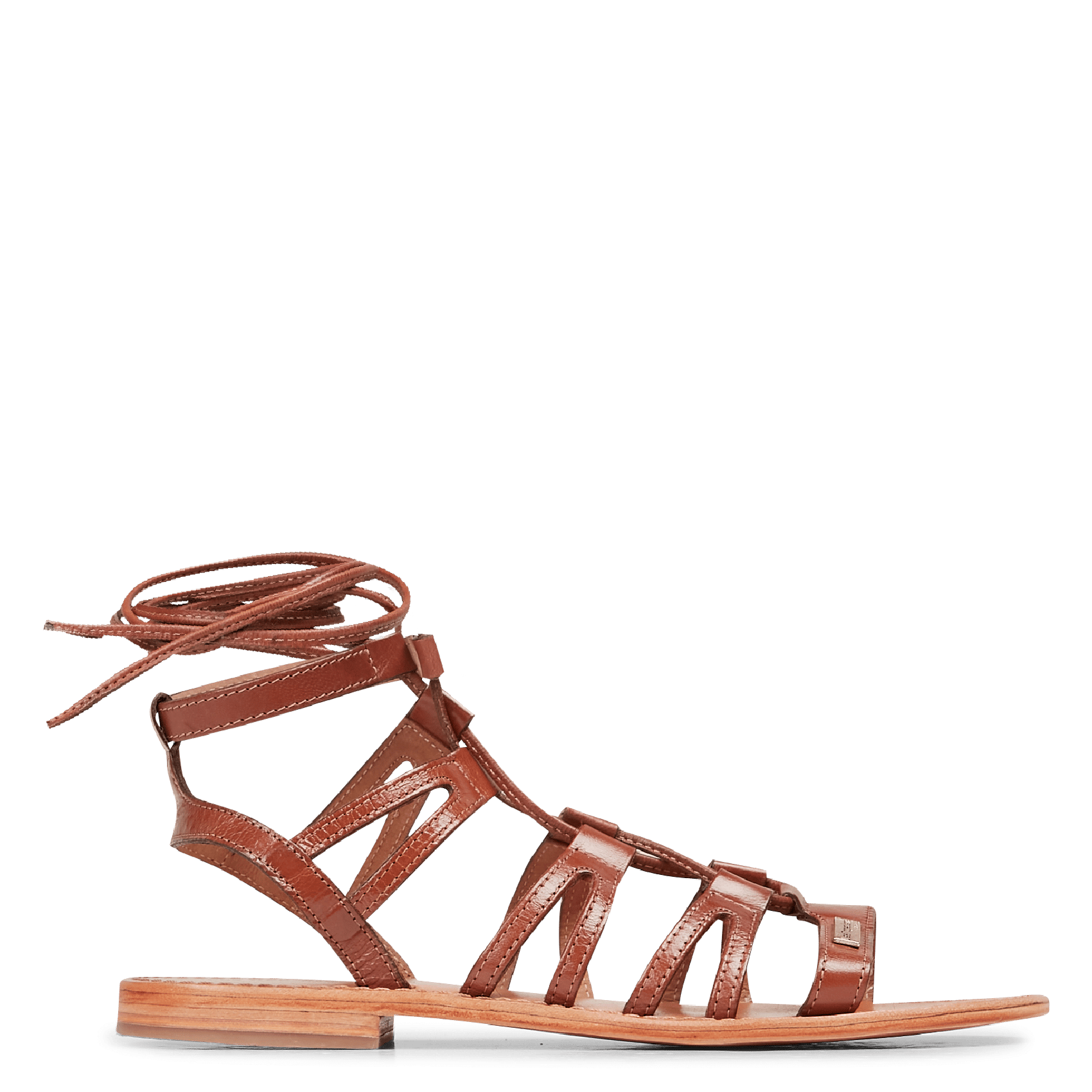 Sandalias Planas De Piel Metalizada Tan Les Tropeziennes - Mujer | Place  des Tendances