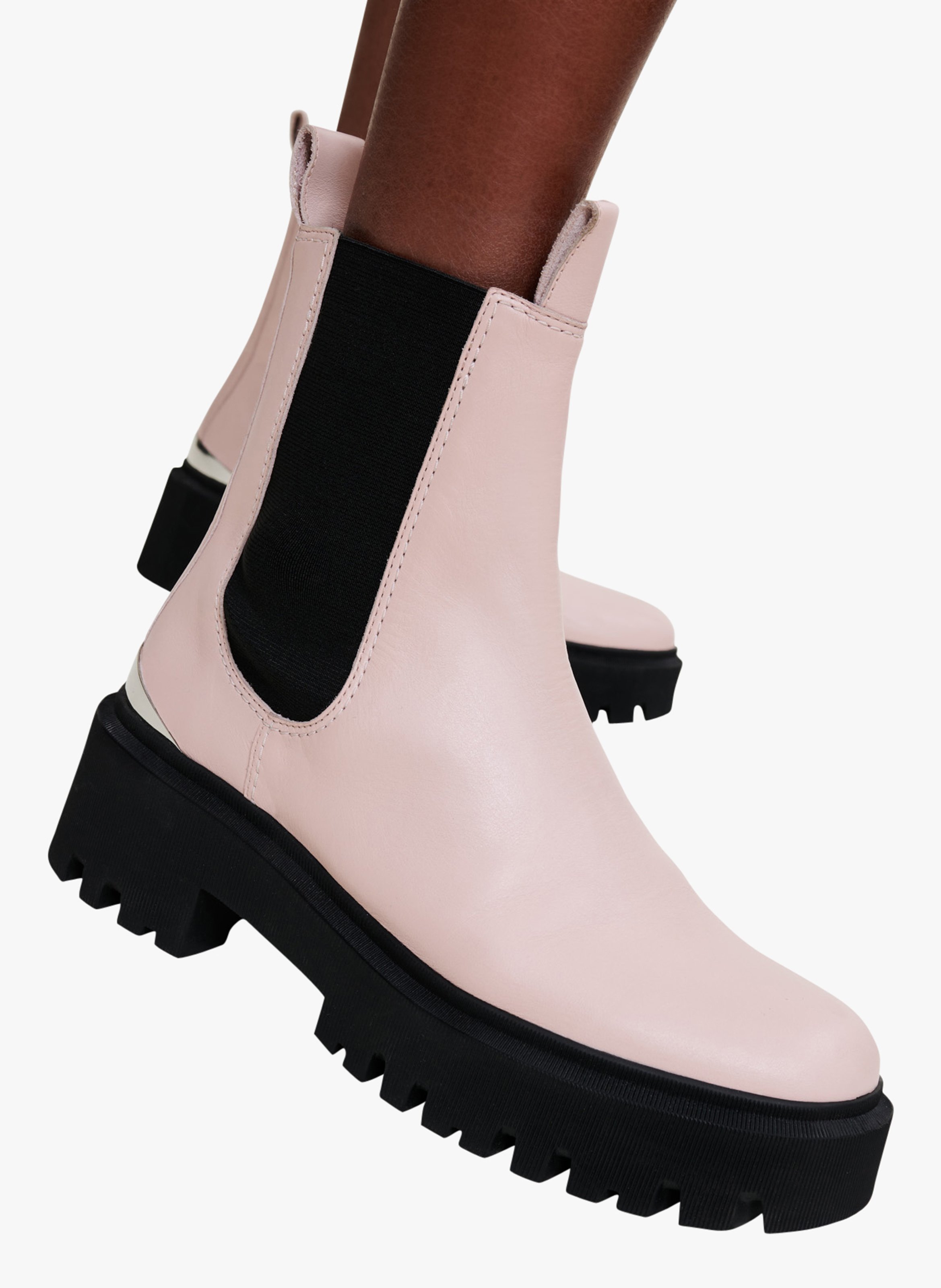 222FELSEASOLE Botines Chelsea de plataforma caqui - Botas y Botines - Maje .com