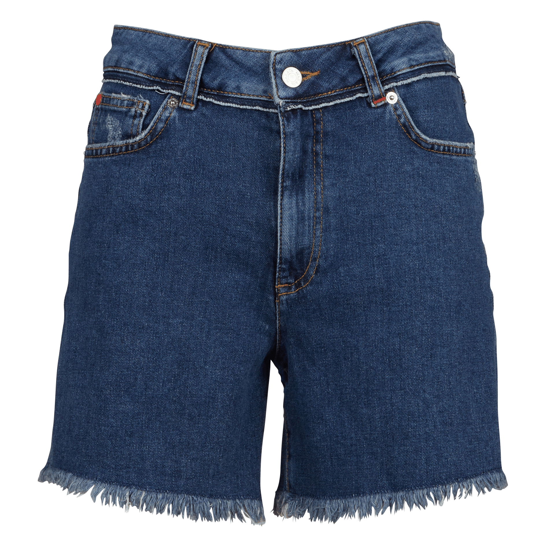 Short Vaquero De Algodón Elástico Navy Blue Max\u0026co. - Mujer | Place des  Tendances