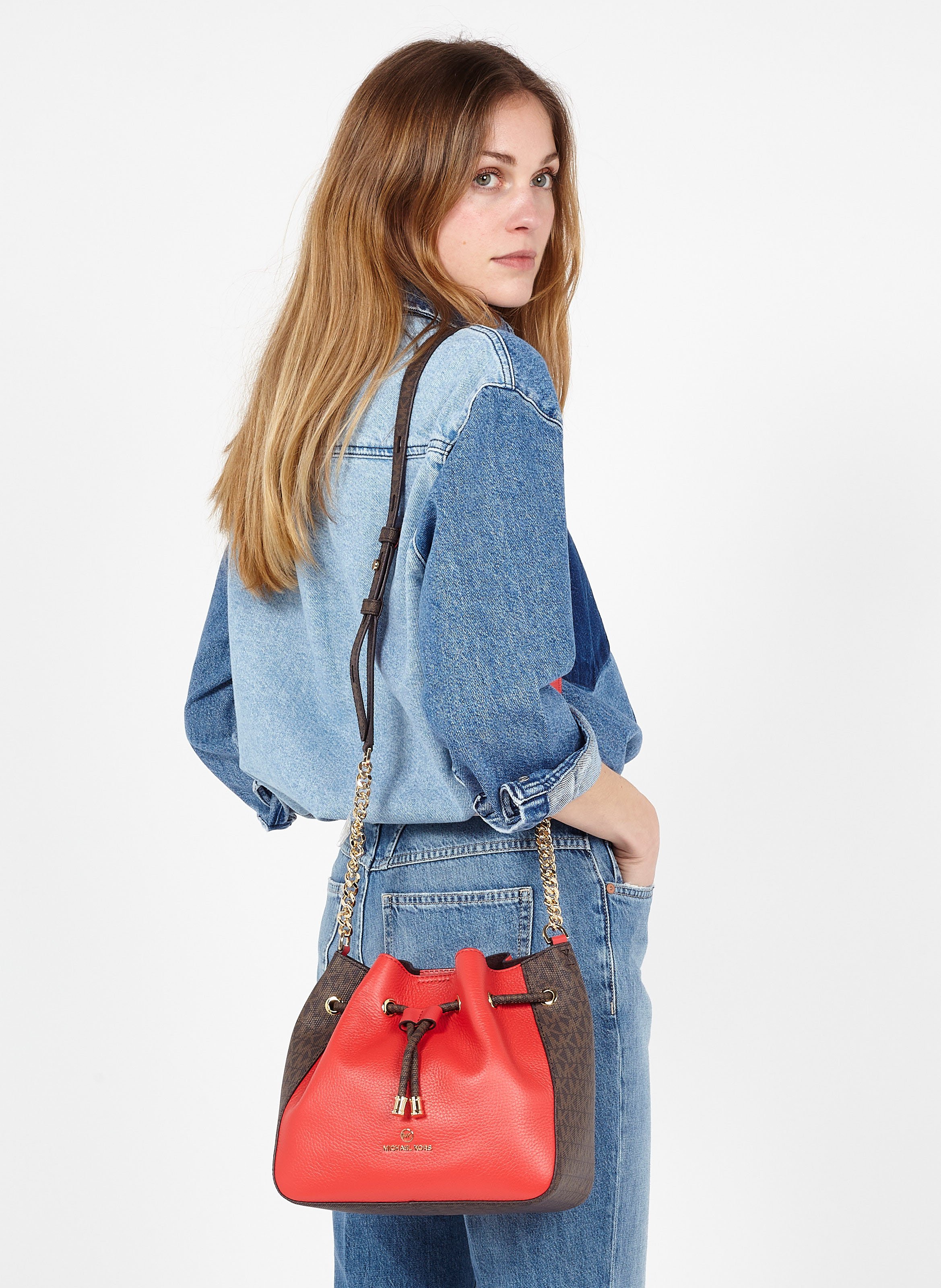 Bolso Bombonera De Piel Sangria Michael Kors - Mujer | Place des Tendances
