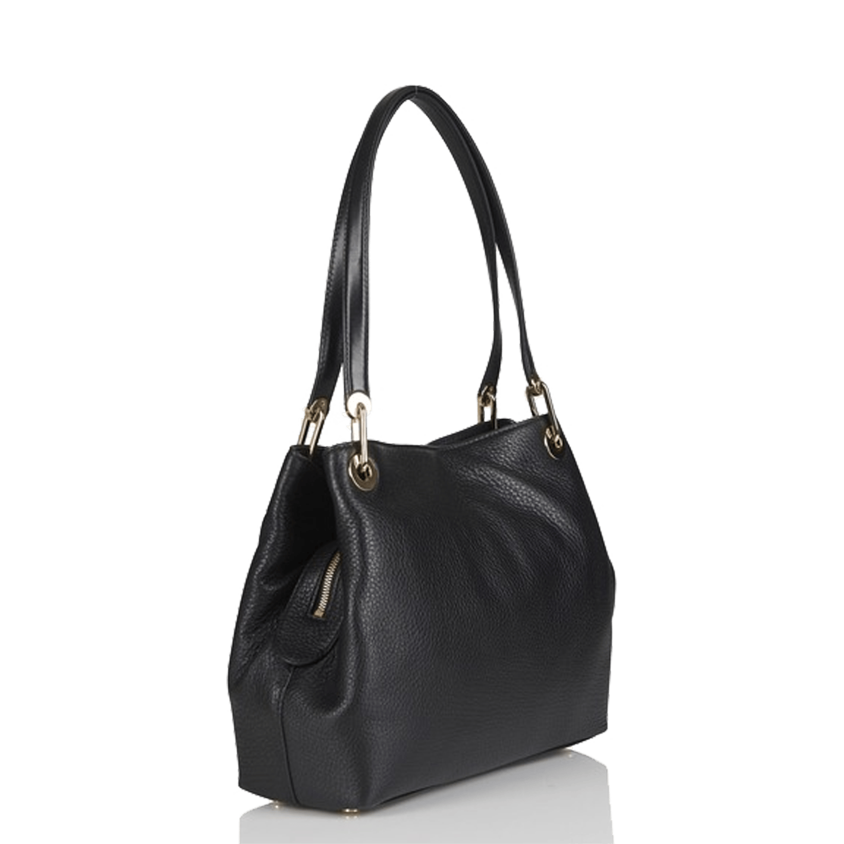 Bolso Hobo De Piel Vaqueta Granulada Black Michael Kors - Mujer | Place des  Tendances