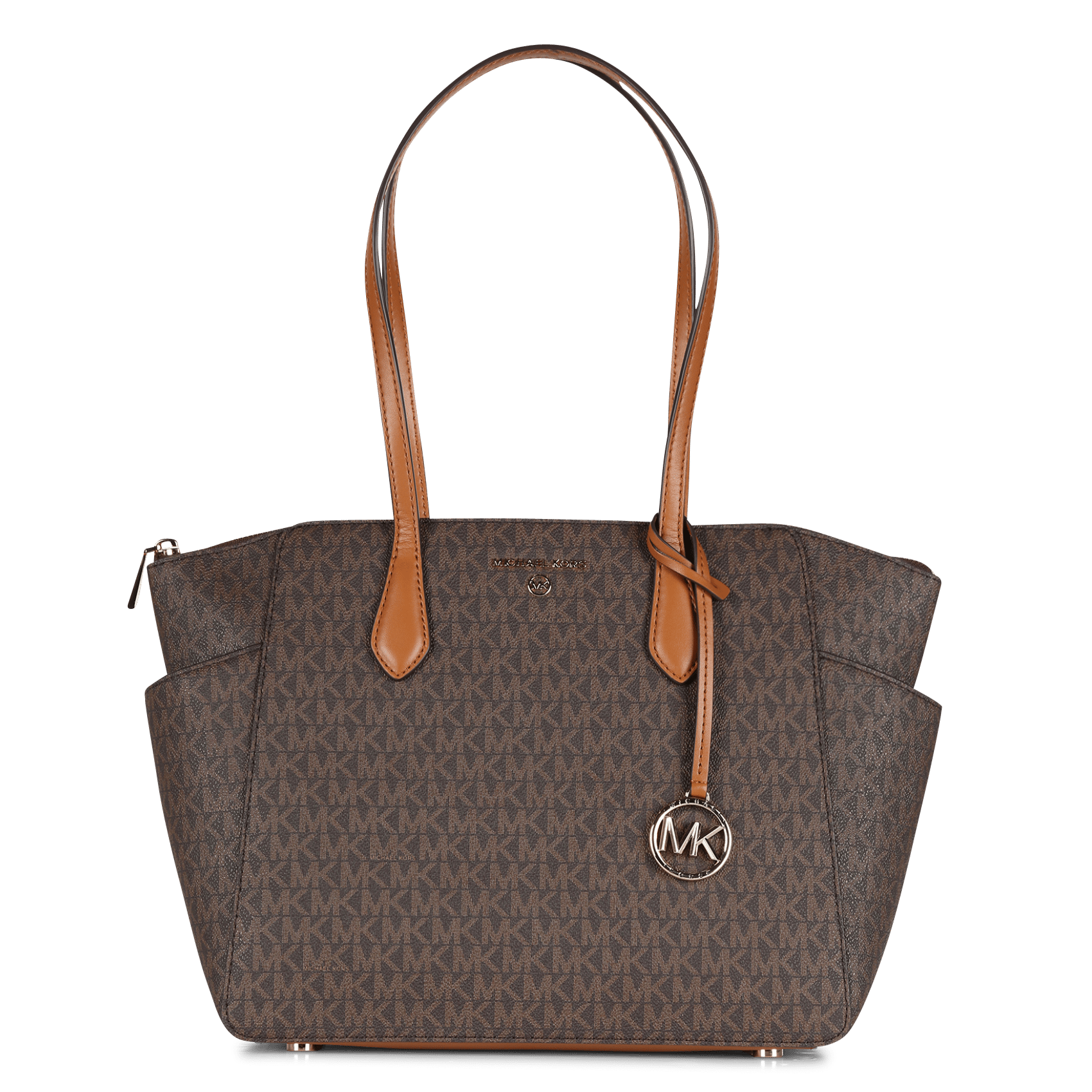 Bolso Shopper De Piel Con Logotipo Brn Acorn Michael Kors - Mujer | Place  des Tendances