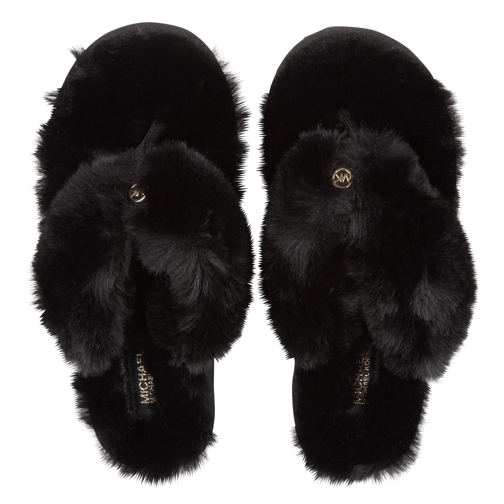 Chanclas De Pelo Sintético Black Michael Kors - Mujer | Place des Tendances