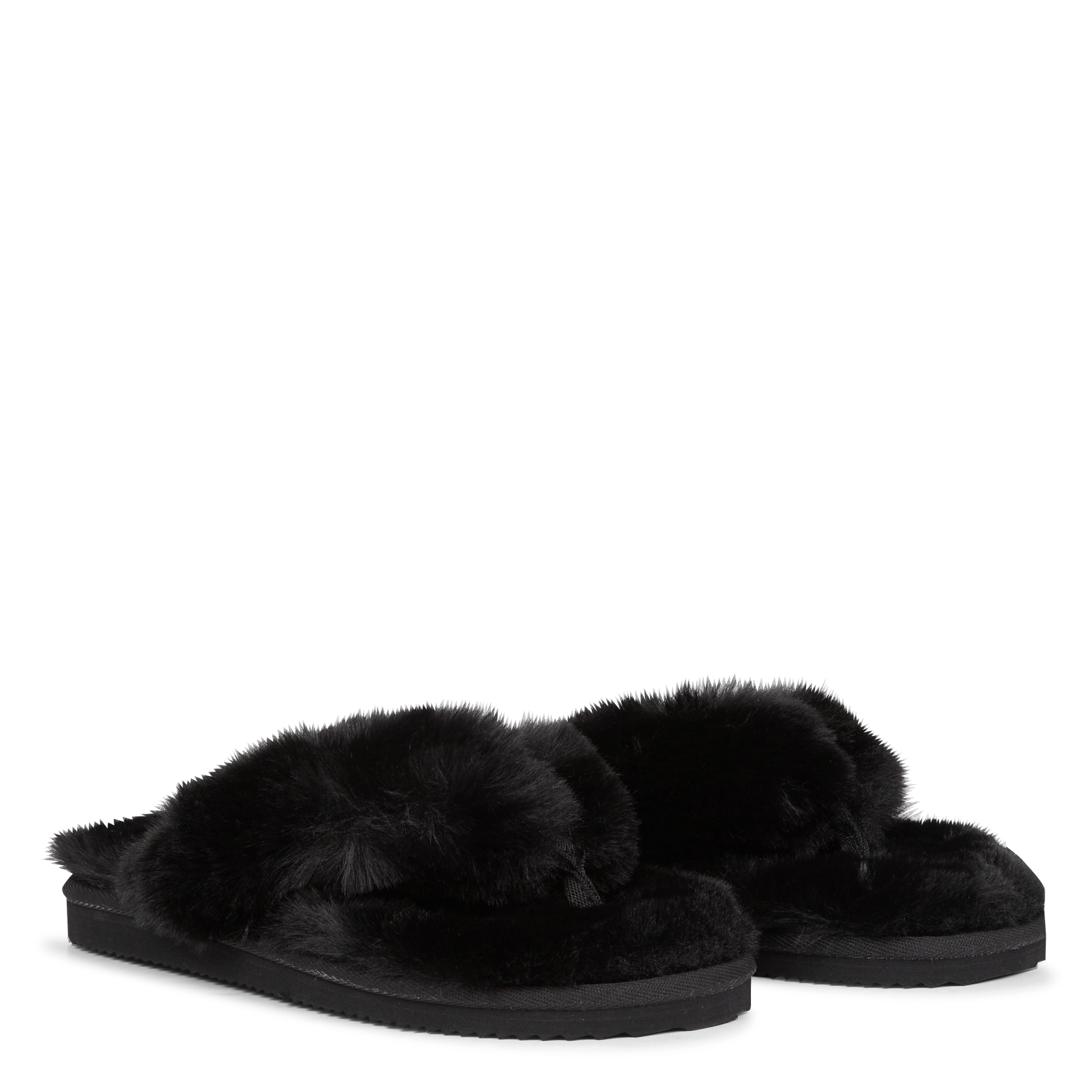 Chanclas De Pelo Sintético Black Michael Kors - Mujer | Place des Tendances