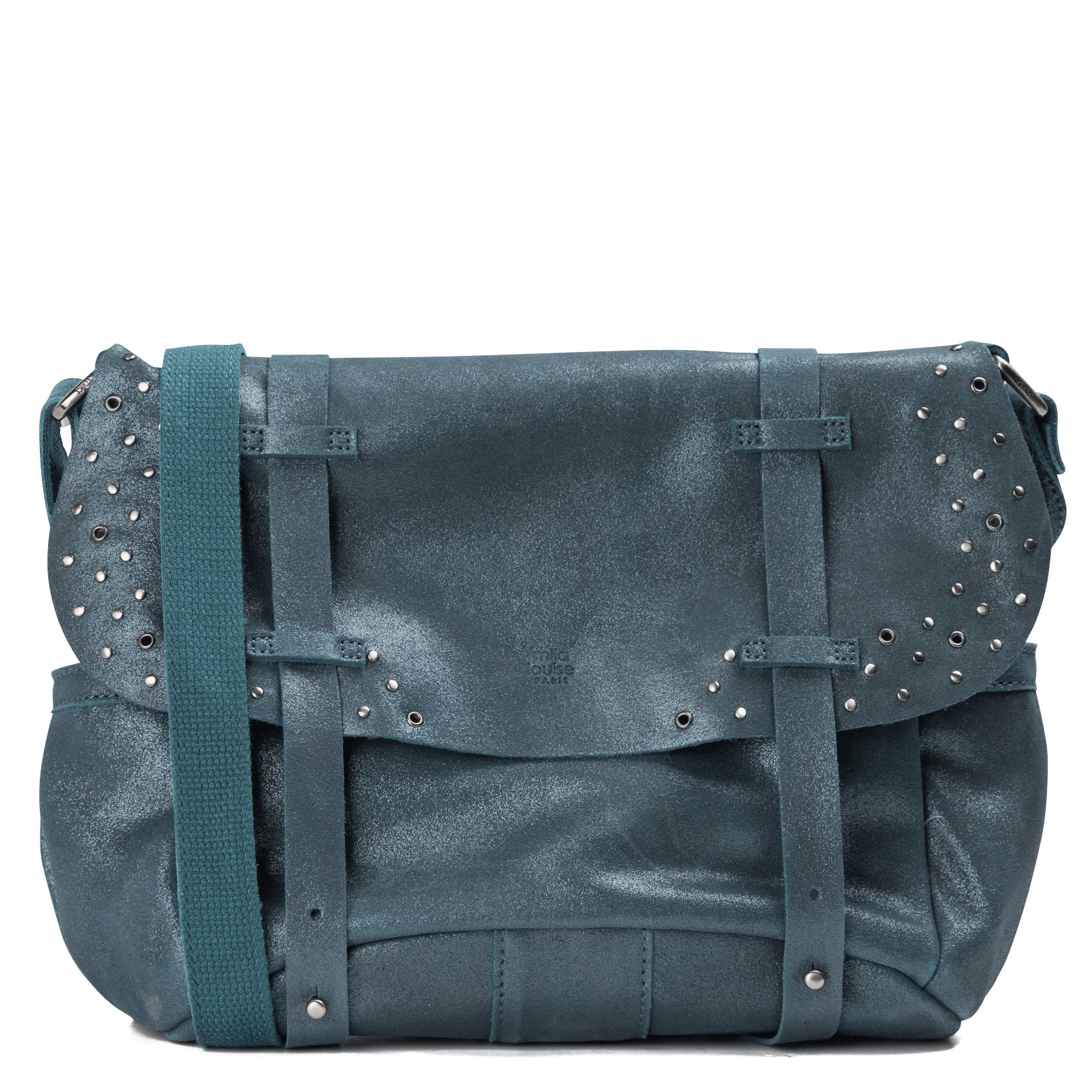 Bolso Cartera Bandolera De Piel Petrole Mila Louise - Mujer | Place des  Tendances