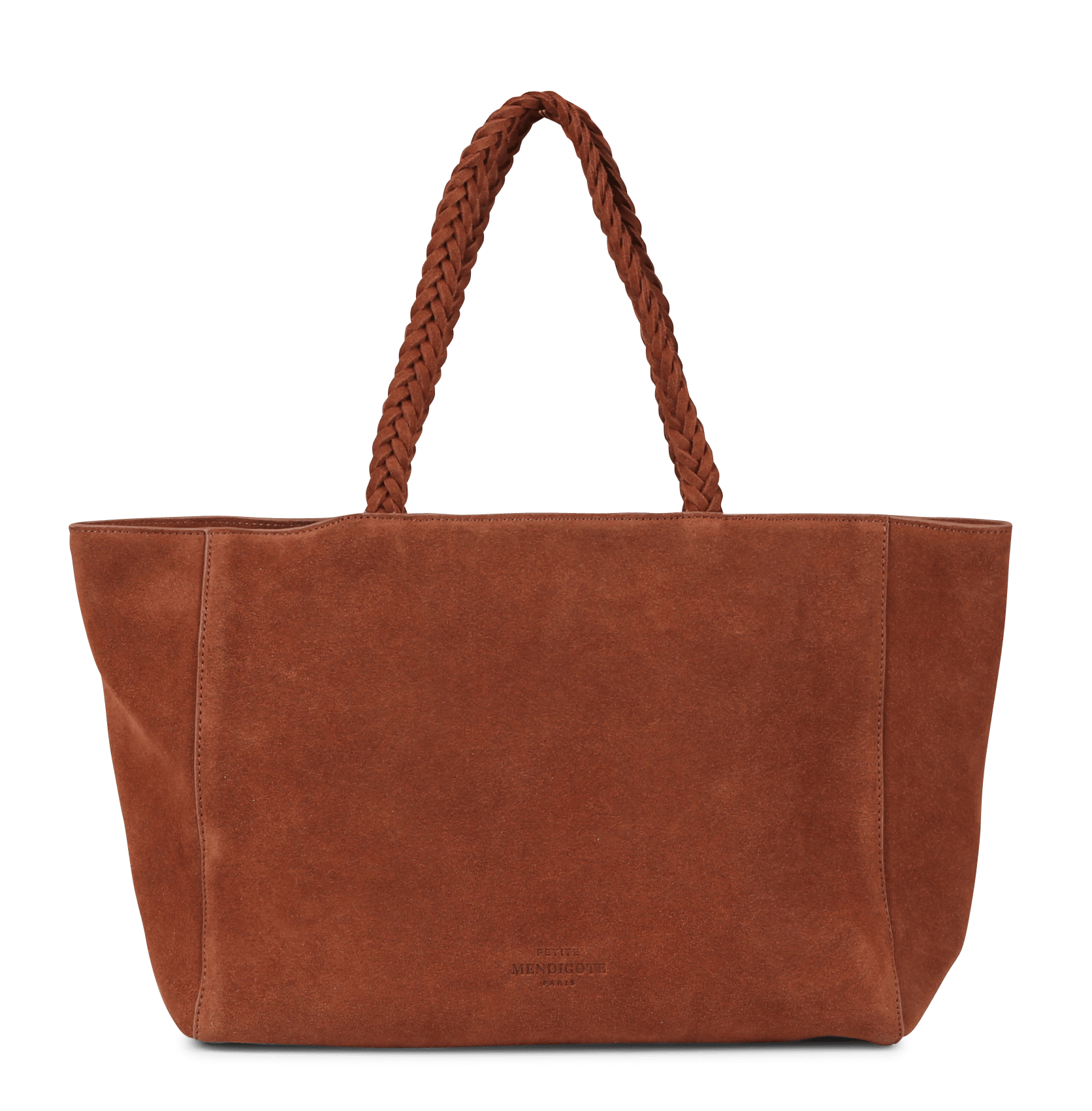 Bolso Shopper De Ante Natural Petite Mendigote - Mujer | Place des Tendances