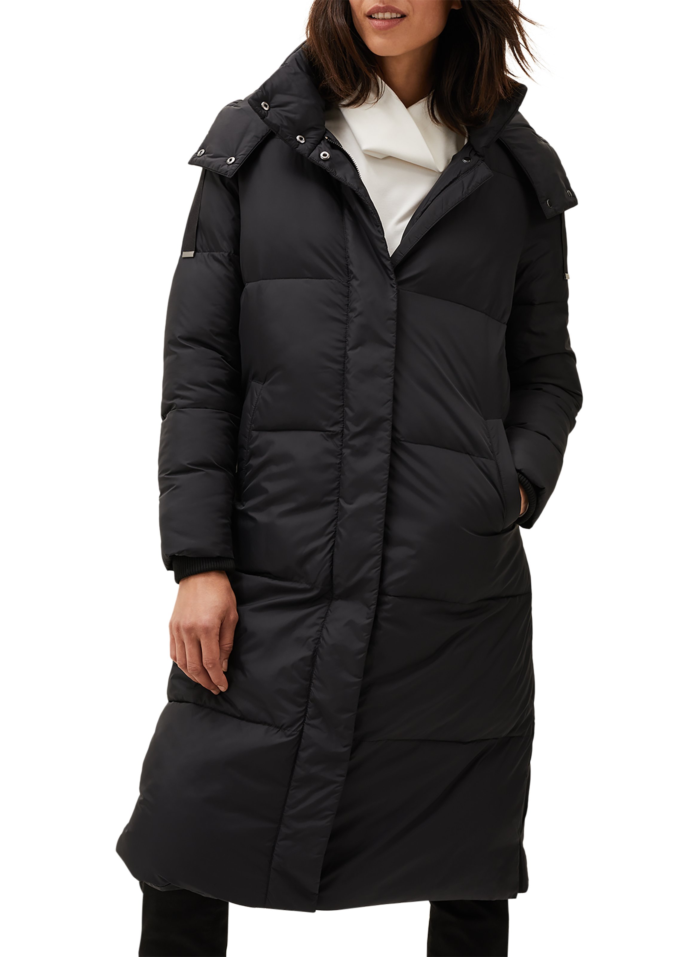 Anorak Largo Con Capucha Black Phase Eight - Mujer | Place des Tendances