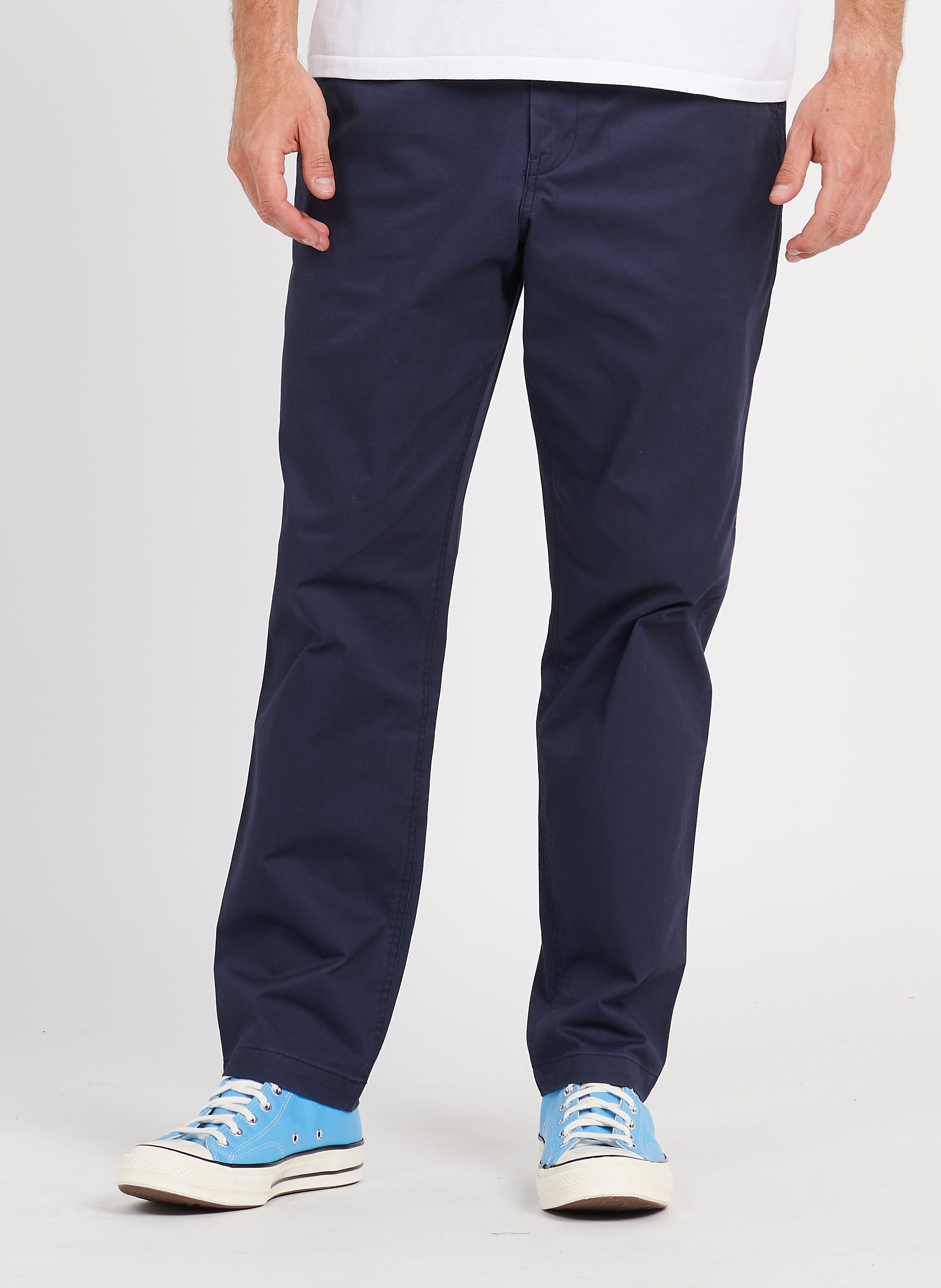 pantalones de vestir y chinos Pantalones ajustados de algodón Polo Ralph Lauren de Algodón de color Azul para hombre Hombre Ropa de Pantalones 