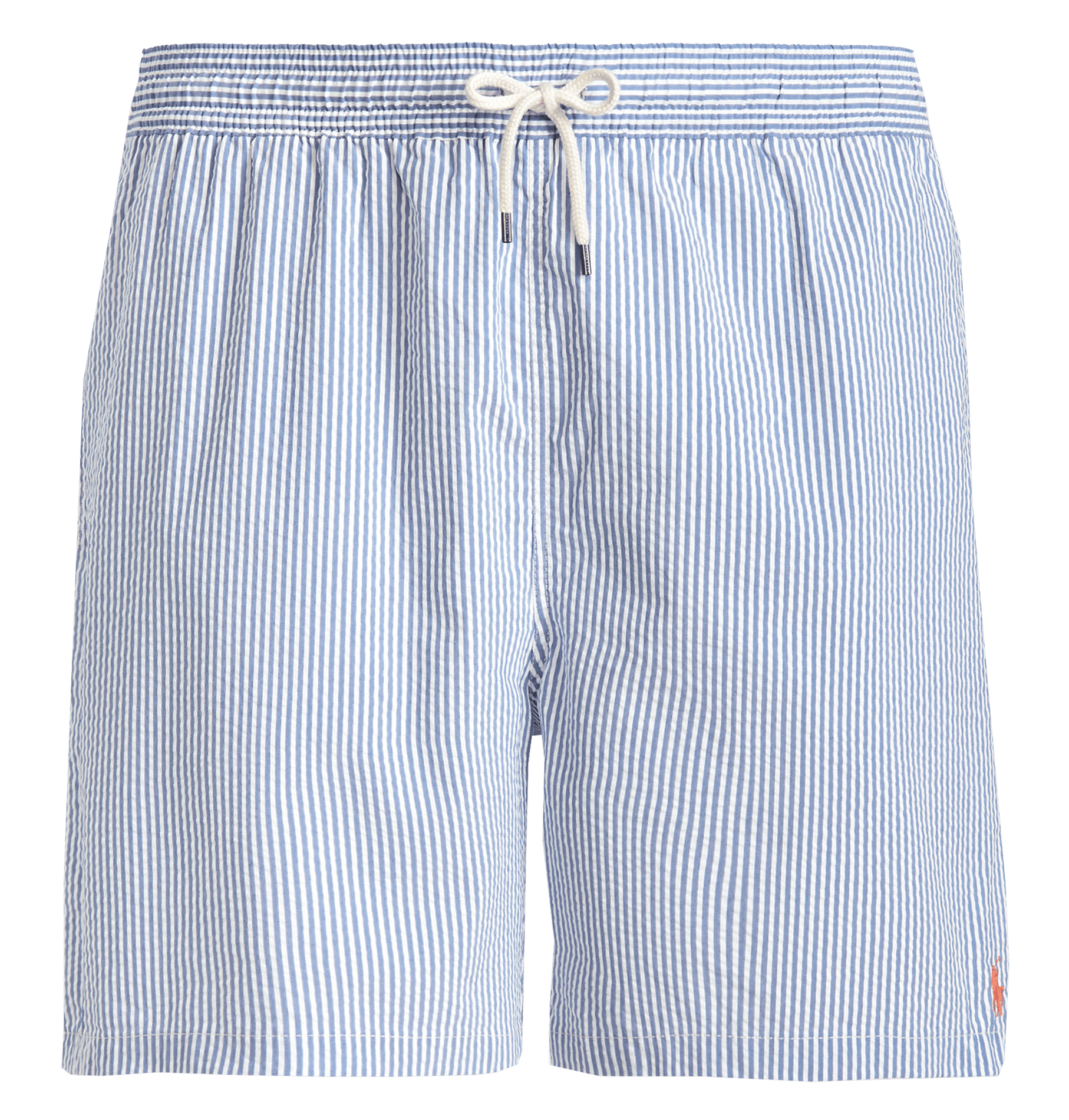 Pantalón Corto De Mezcla De Algodón A Rayas Blue Polo Ralph Lauren - Hombre  | Place des Tendances