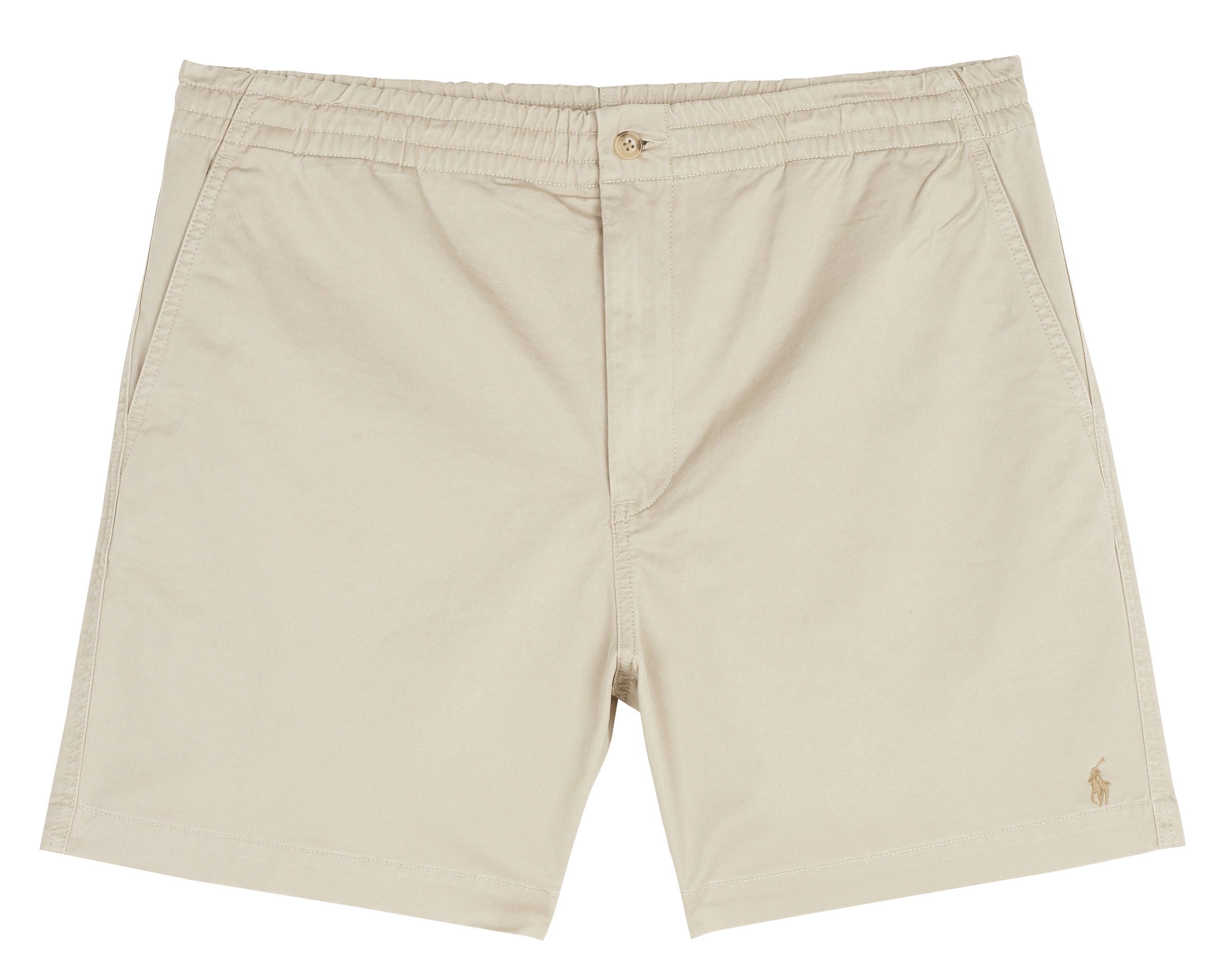 Pantalón Corto Recto De Mezcla De Algodón Khaki Tan Polo Ralph Lauren -  Hombre | Place des Tendances