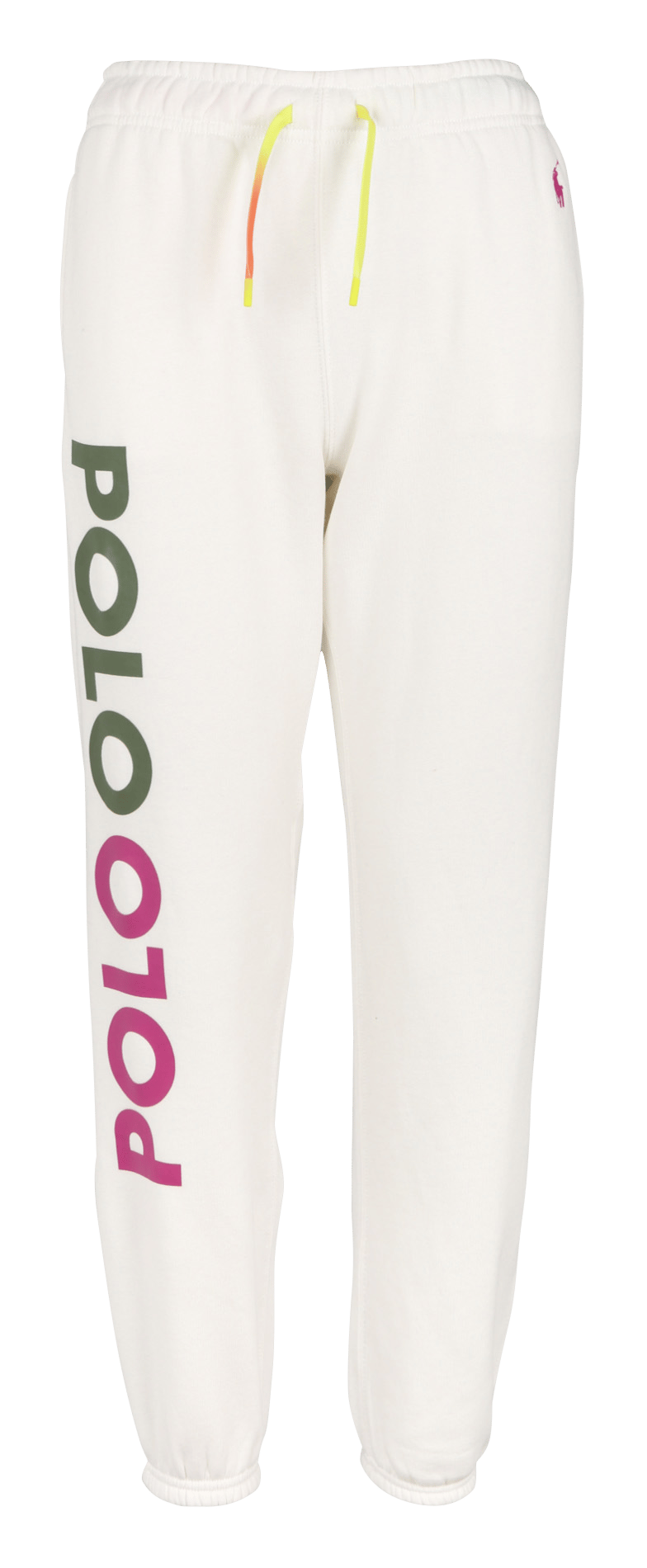 Pantalón De Chándal De Felpa Con Logotipo White Polo Ralph Lauren - Mujer |  Place des Tendances