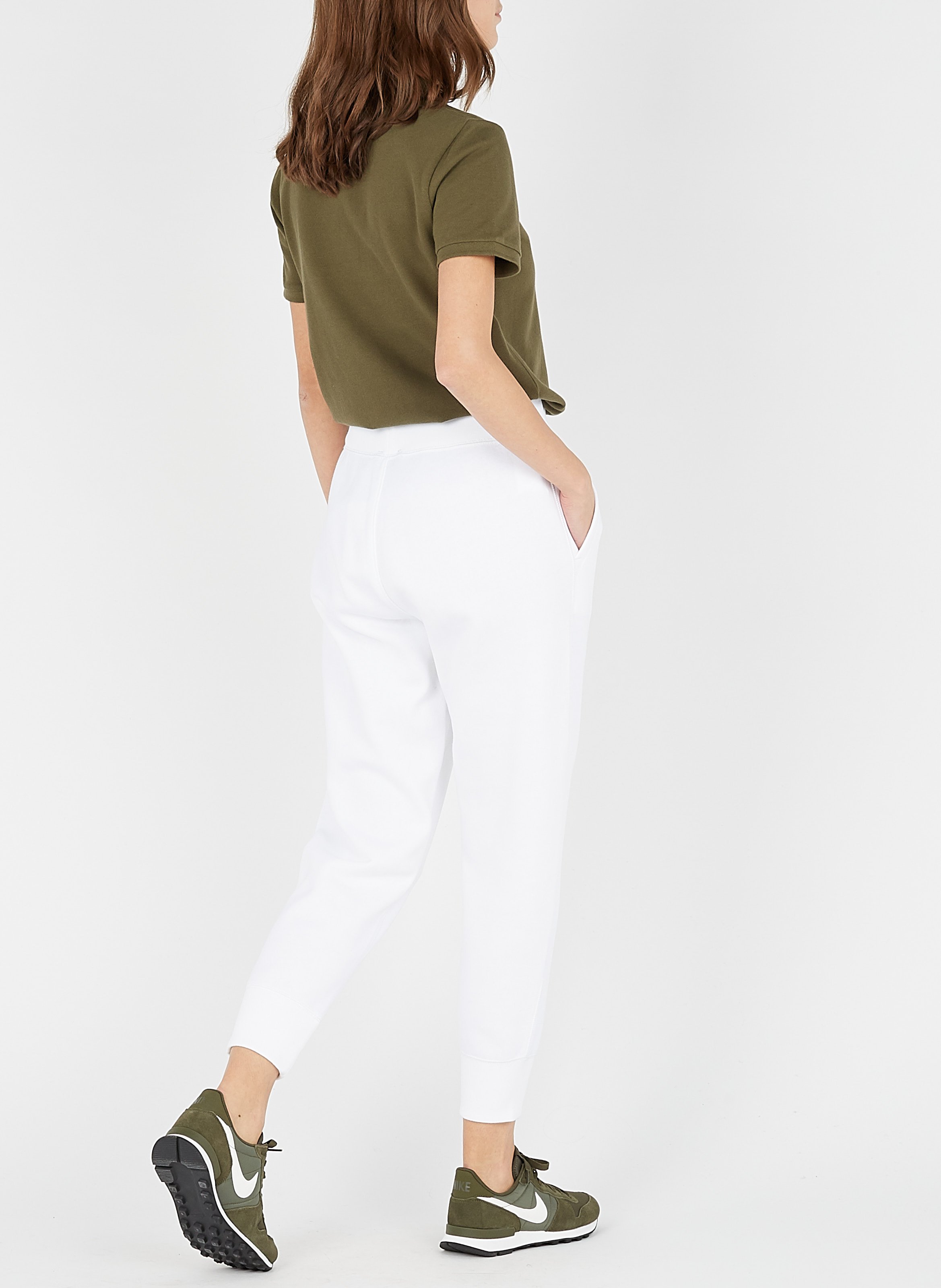 Pantalón De Jogging De Felpa White Polo Ralph Lauren - Mujer | Place des  Tendances