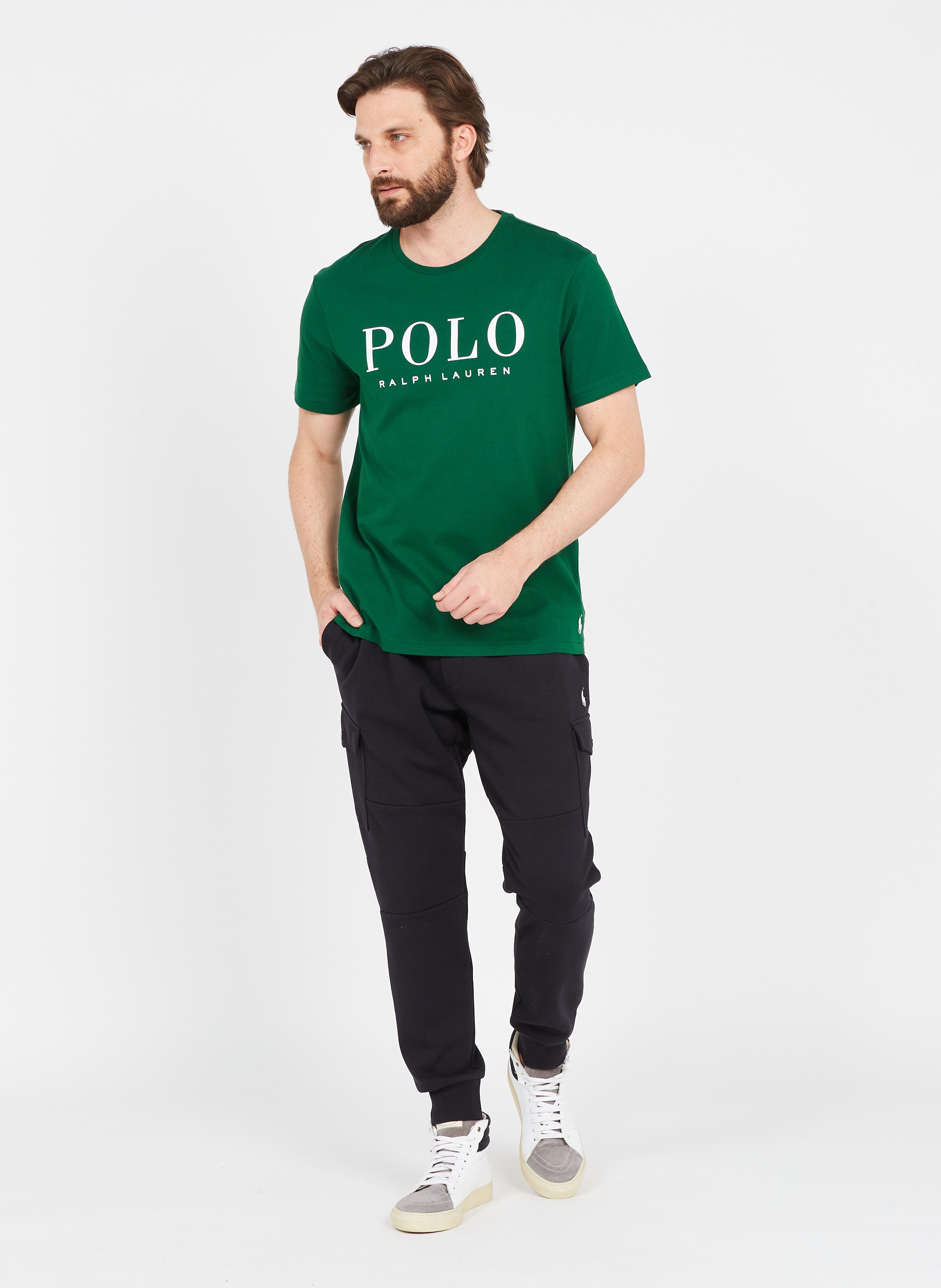 Pantalón De Jogging De Mezcla De Algodón Black Polo Ralph Lauren - Hombre |  Place des Tendances