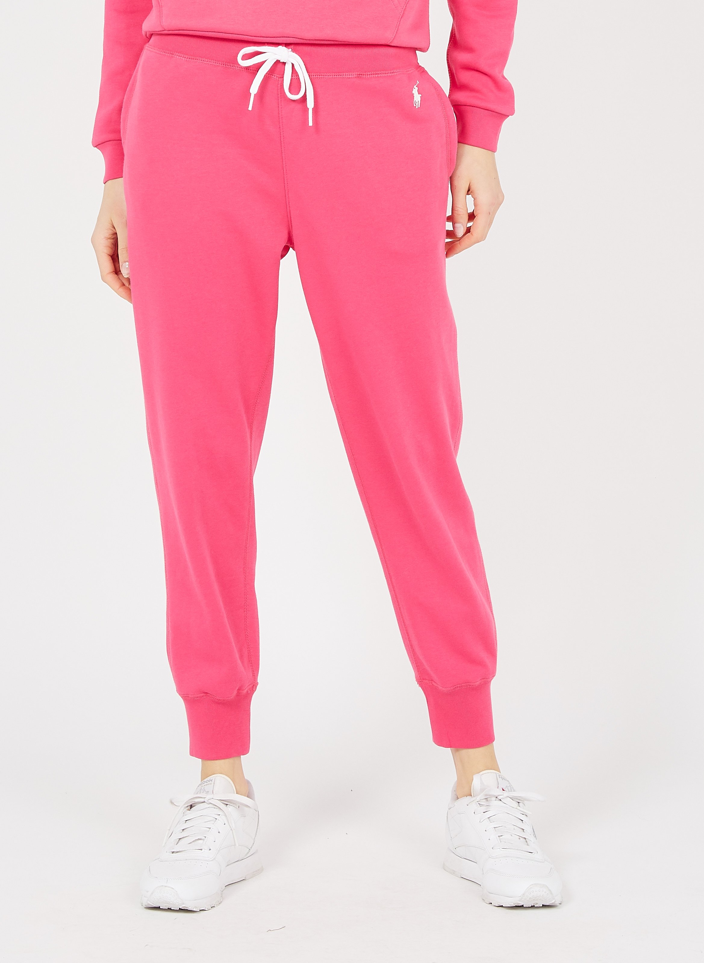 Pantalón De Jogging De Mezcla De Algodón Pink Polo Ralph Lauren - Mujer |  Place des Tendances