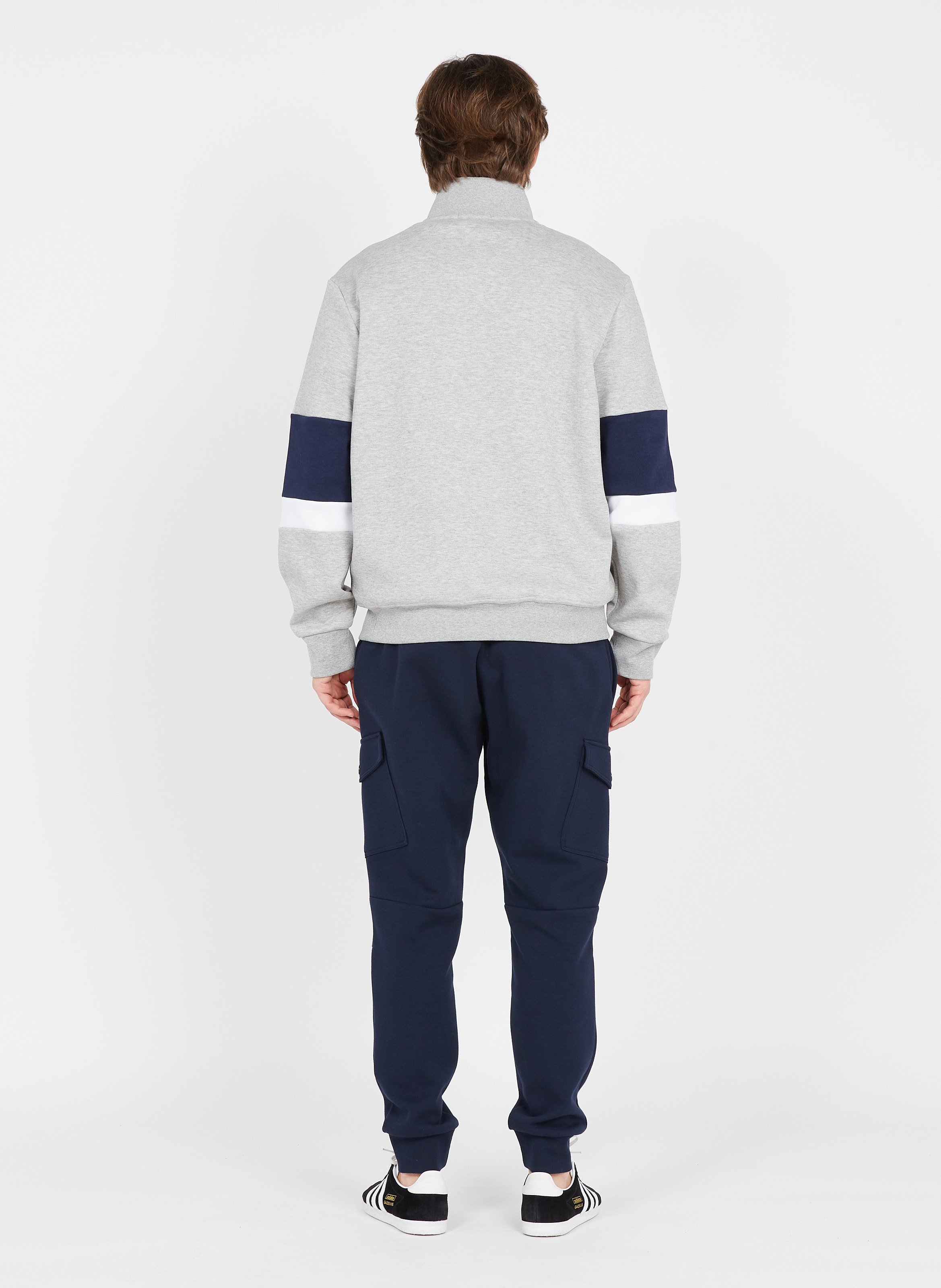 Sudadera Regular Fit De Mezcla De Algodón Con Cuello Alto Grey Polo Ralph  Lauren - Hombre | Place des Tendances