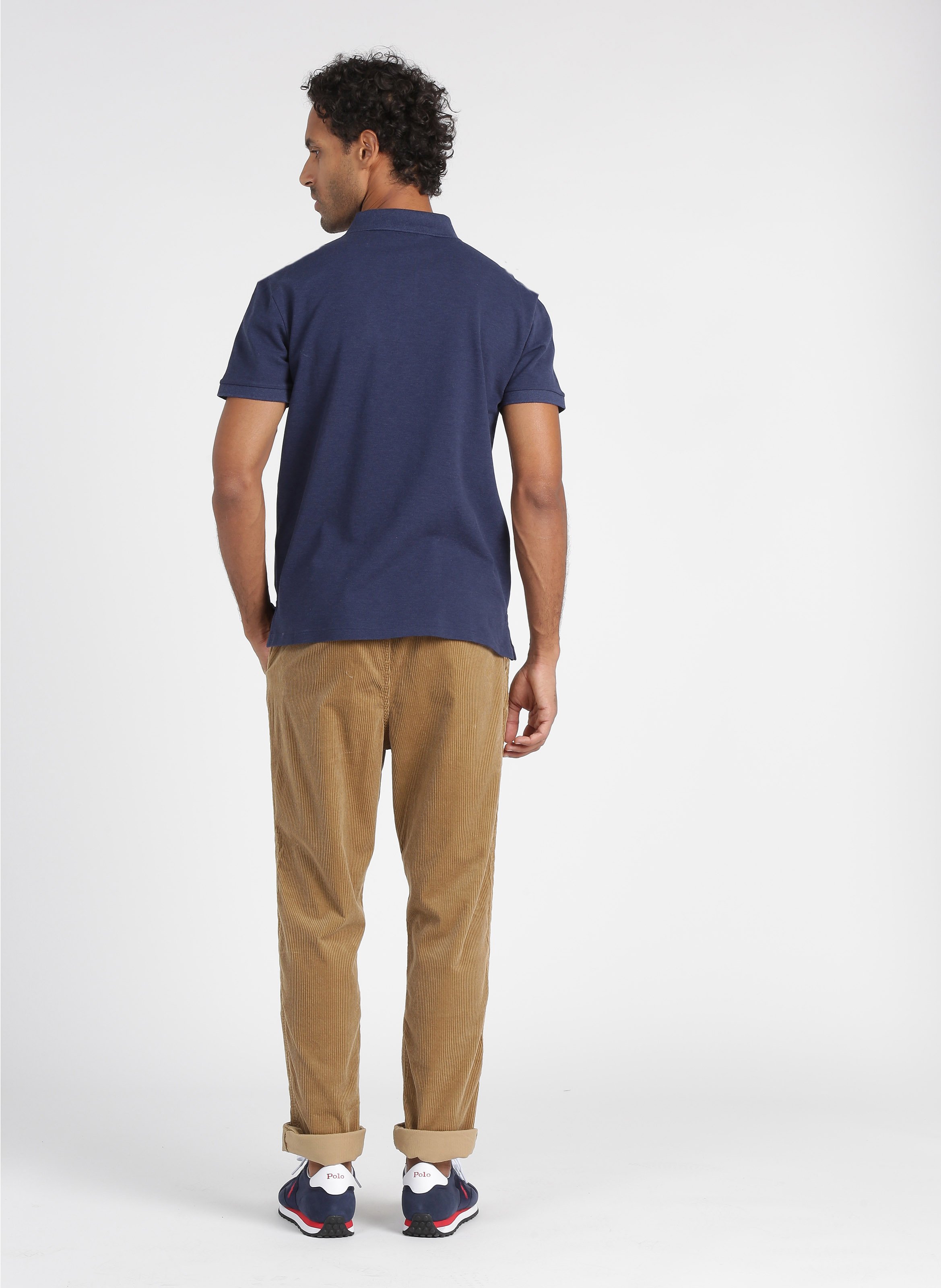 Polo Ralph Lauren - Zapatillas azules de lona sin cordones | Childrensalon