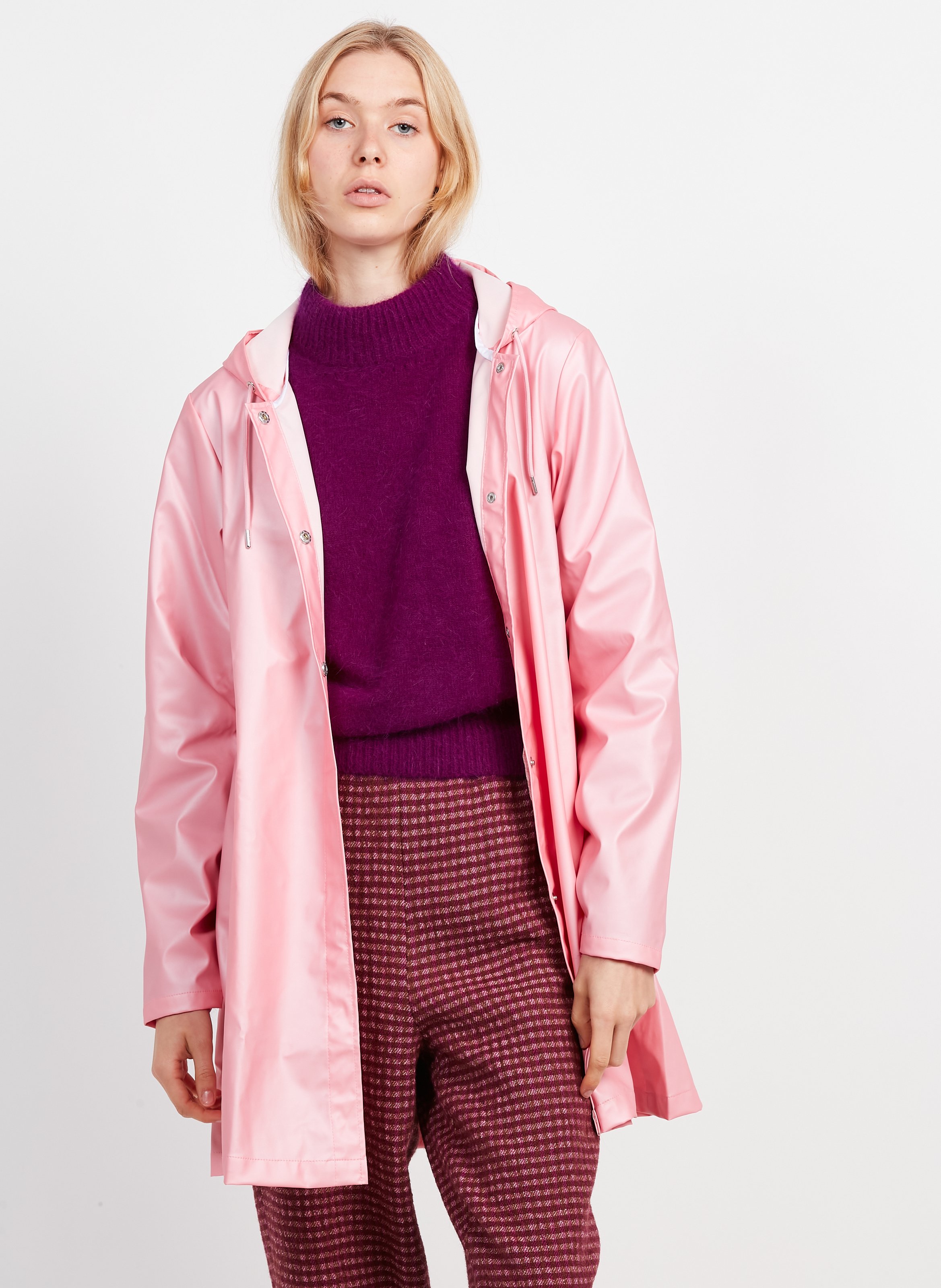 Chaqueta Urbana Classics Mujer - Cortavientos Impermeable Con Capucha Y Diseño Colorido