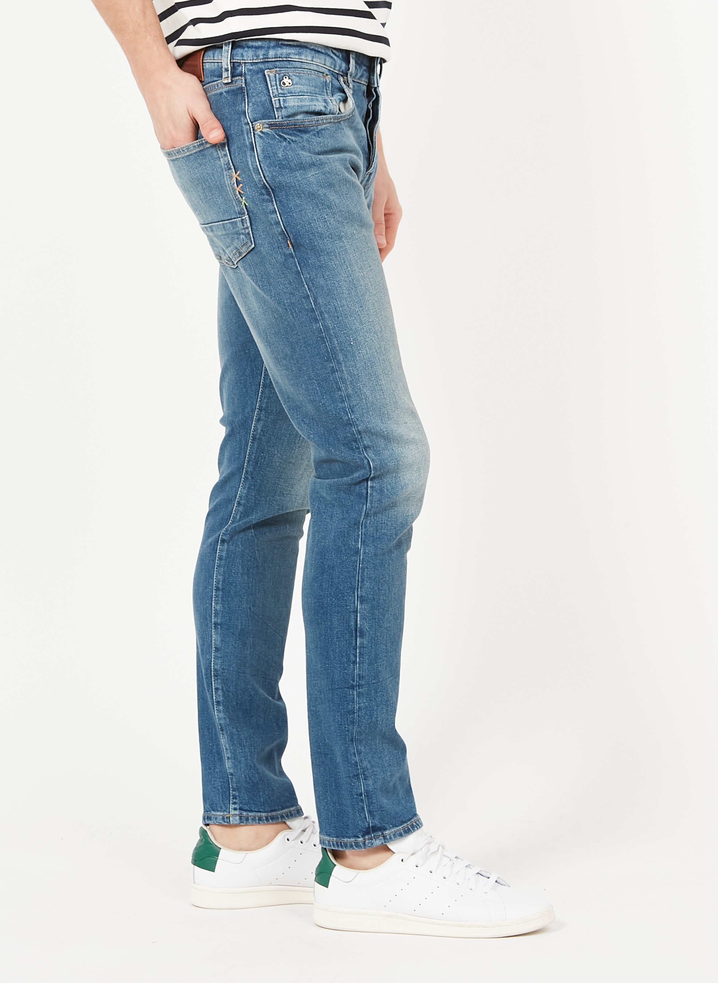 Vaquero Slim Fit De Algodón Lonesome Night Scotch And Soda - Hombre | Place  des Tendances