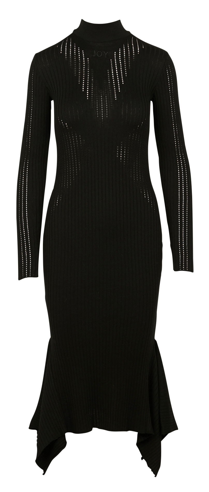 Vestido Largo De Punto Calado Noir Sinequanone - Mujer | Place des Tendances