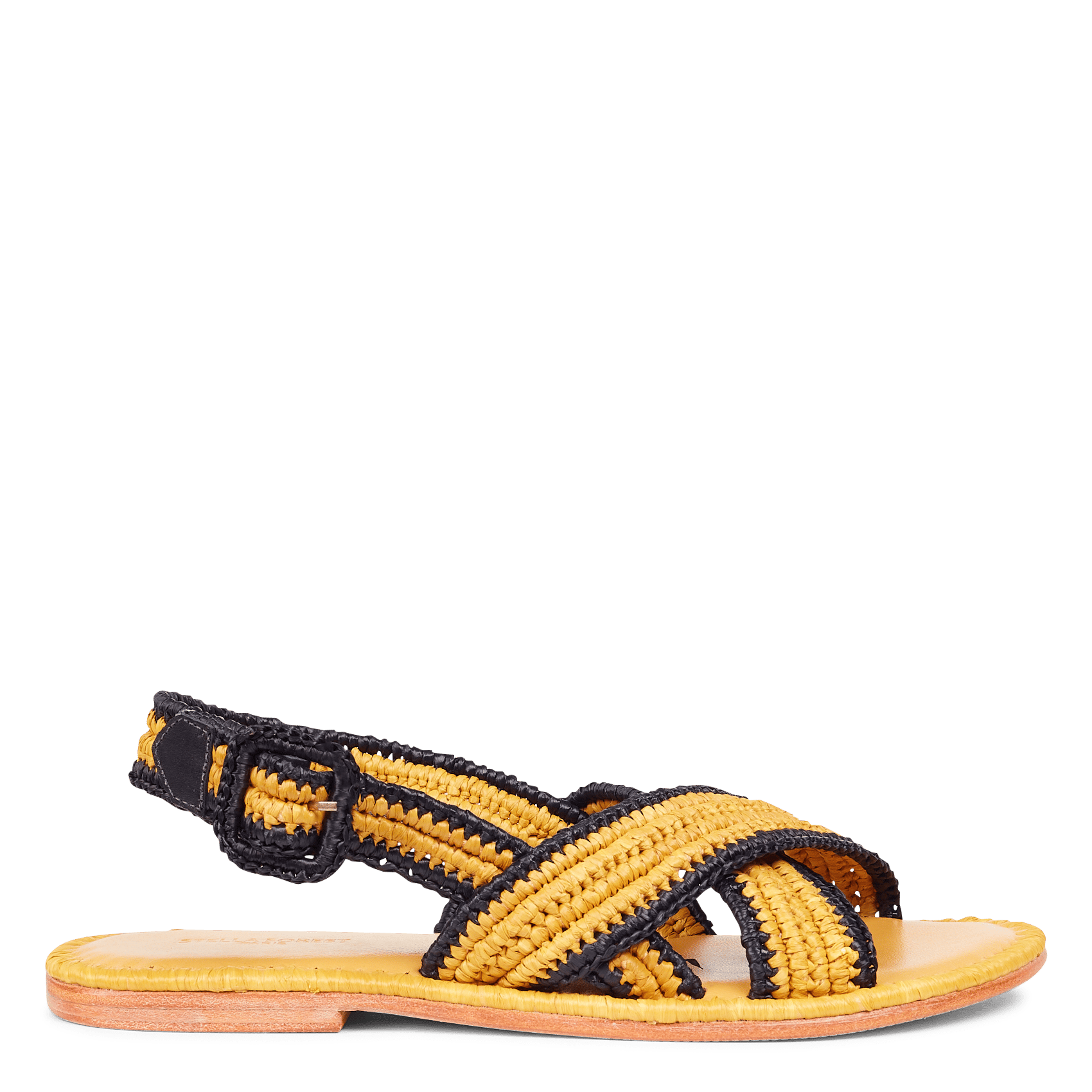 Sandalias Planas Bicolor De Piel Ocre Stella Forest - Mujer | Place des  Tendances