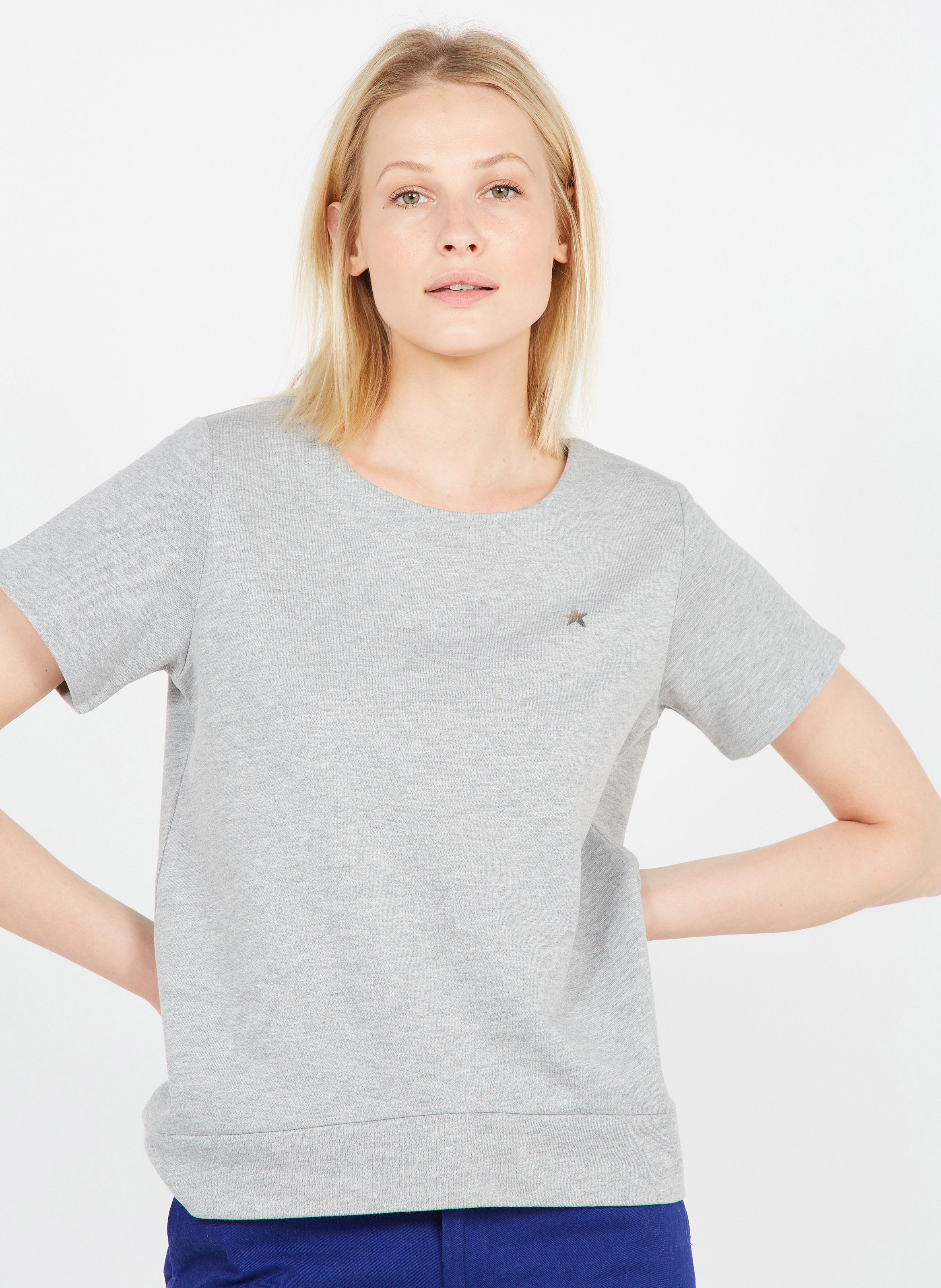 Guess Sudadera manga corta O1GA50 FL03N G64Z White Blanco Mujer