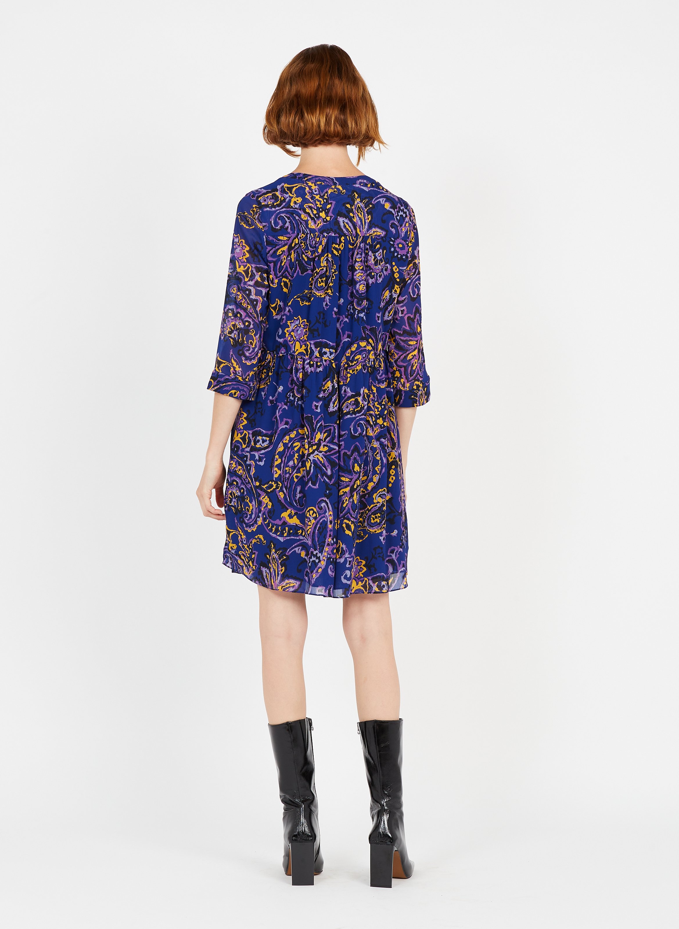 Botas De Piel Charol Con Tacón Noir Jonak - Mujer | Place des Tendances