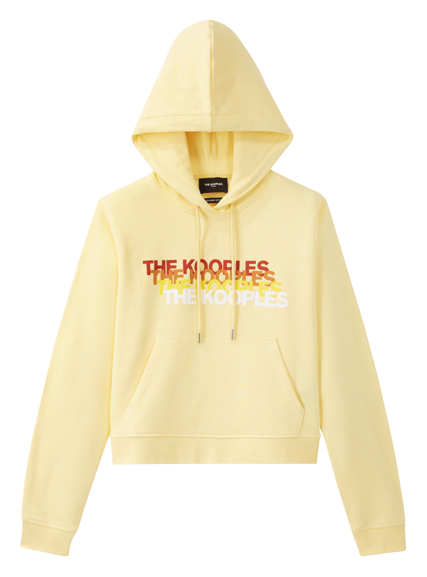 Sudadera Con Capucha Triple Logo Yellow The Kooples - Mujer | Place des  Tendances
