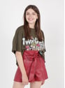 TWINSET AMAZZONIA/PATTERN ROCK Kaki
