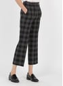 TWINSET DESSIN CARREAUX BICOLOR NOIR/NEIGE Negro