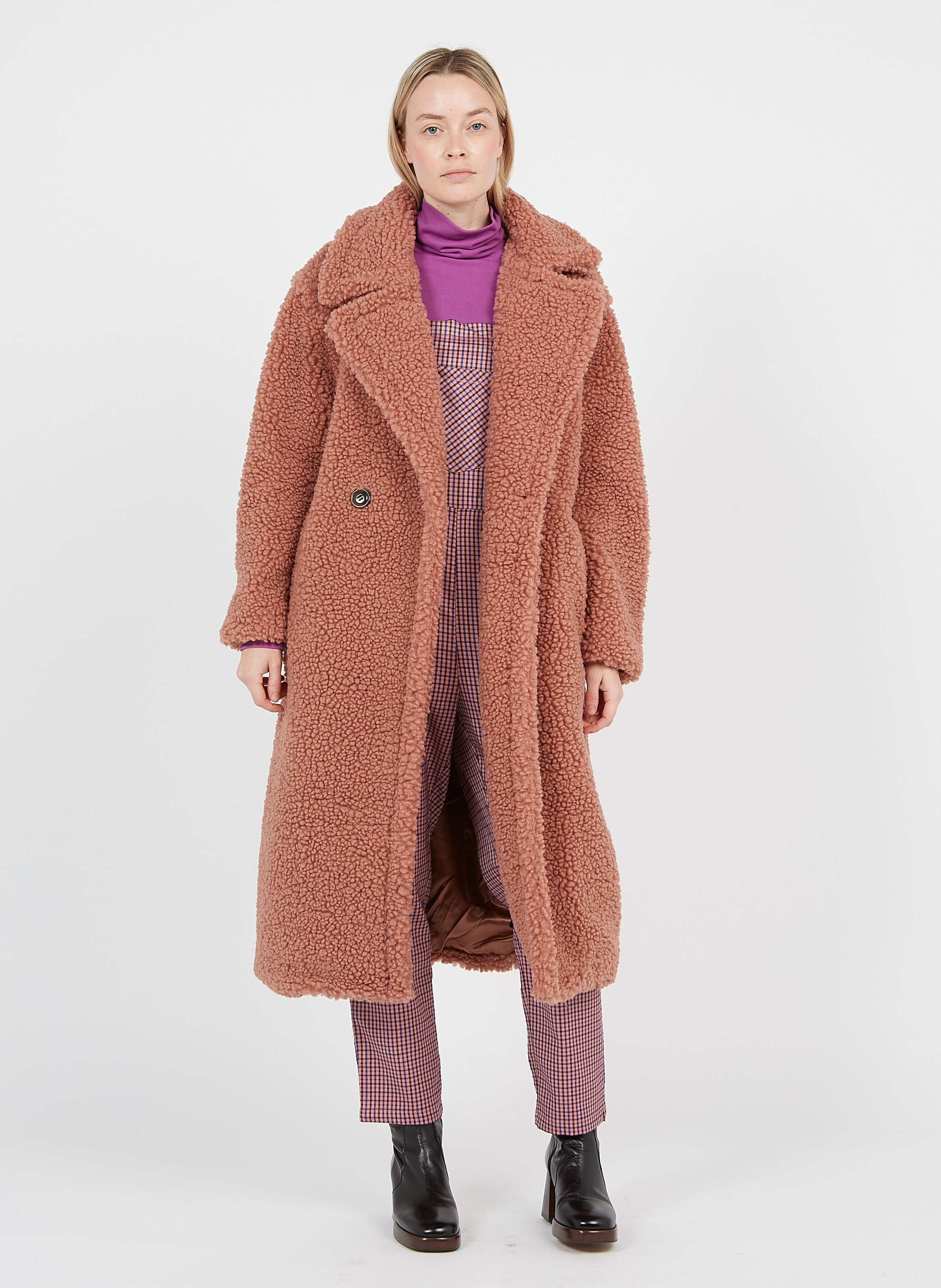 Abrigo Cuello Sastre De Pelo Sintético Ugg - Mujer des Tendances