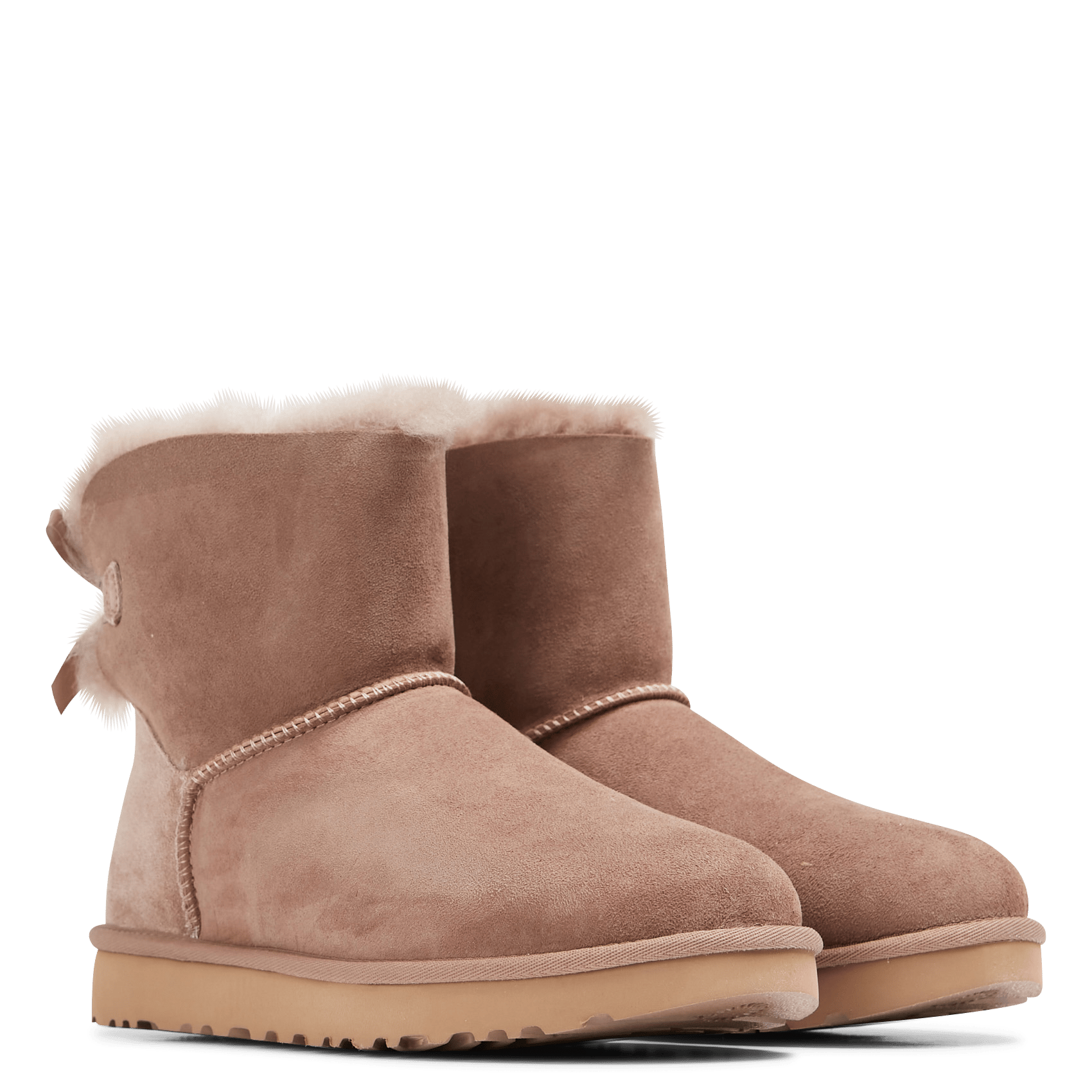 Botas De Piel Con Pelo Caribou Ugg - Mujer | Place des Tendances