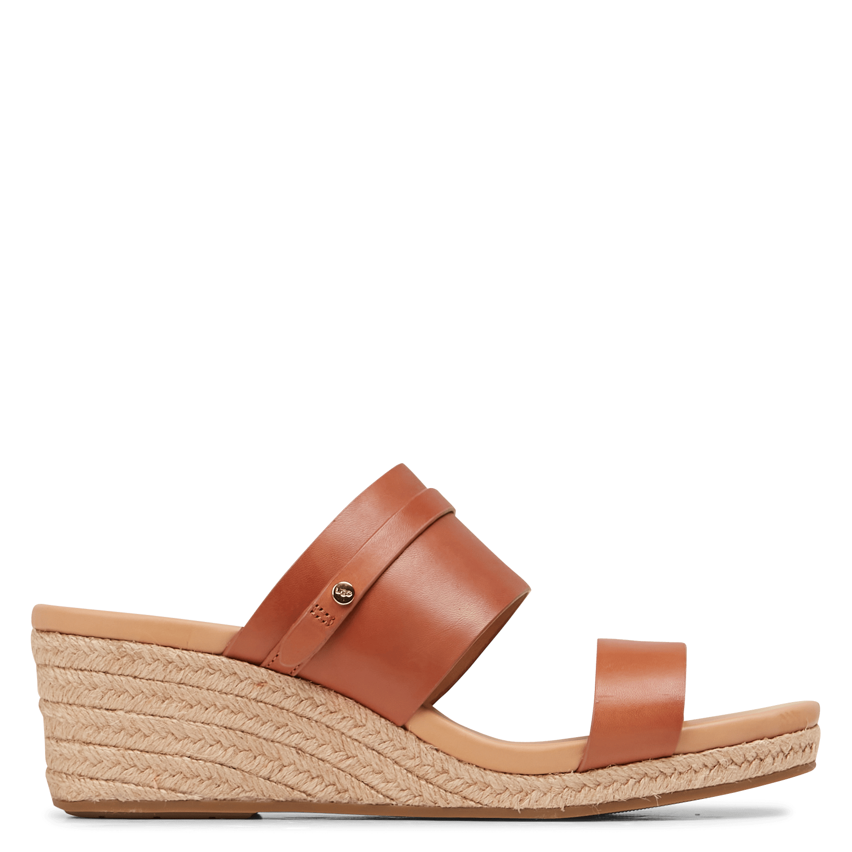 Mules Con Cuña Tan Leather Ugg - Mujer | Place des Tendances