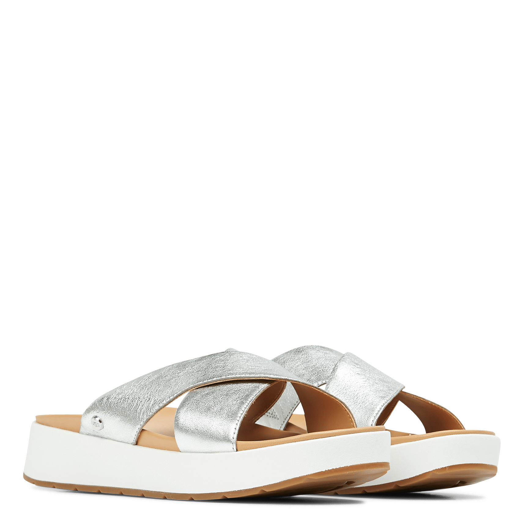 Mules Con Cuña Silver Metallic Ugg - Mujer | Place des Tendances