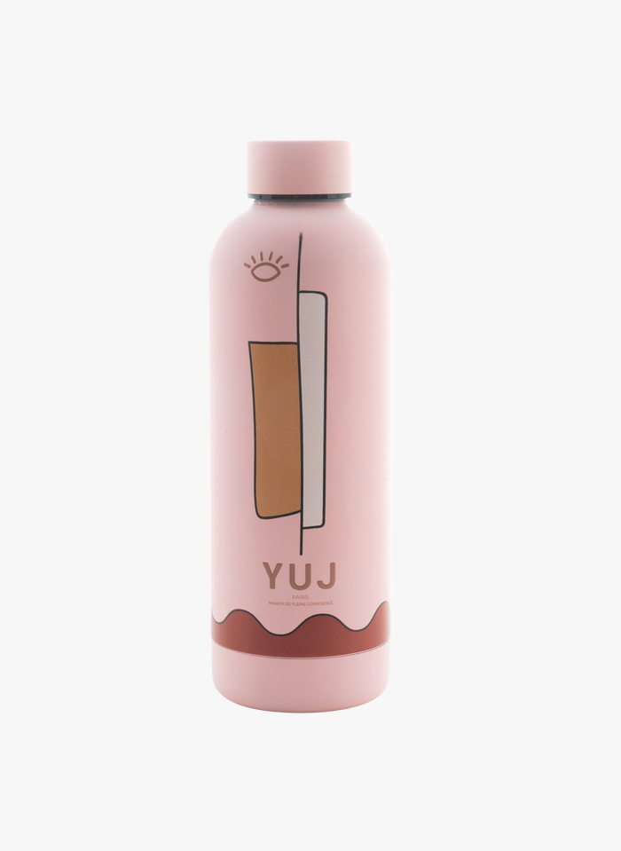 YUJ YOGA PARIS Botella de agua en rosa