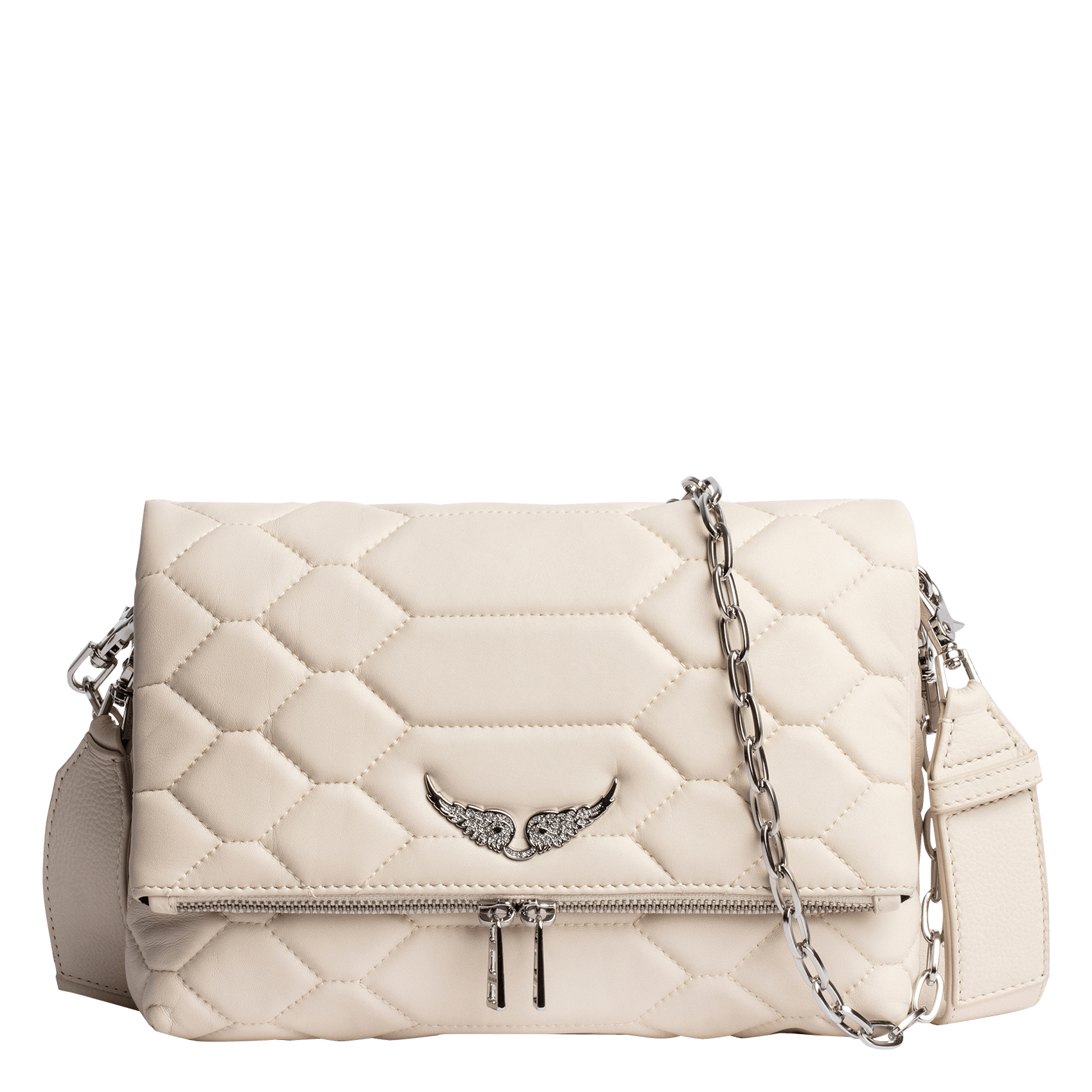 Bolso Al Hombro De Piel Acolchada Flash Zadig\u0026voltaire - Mujer | Place des  Tendances