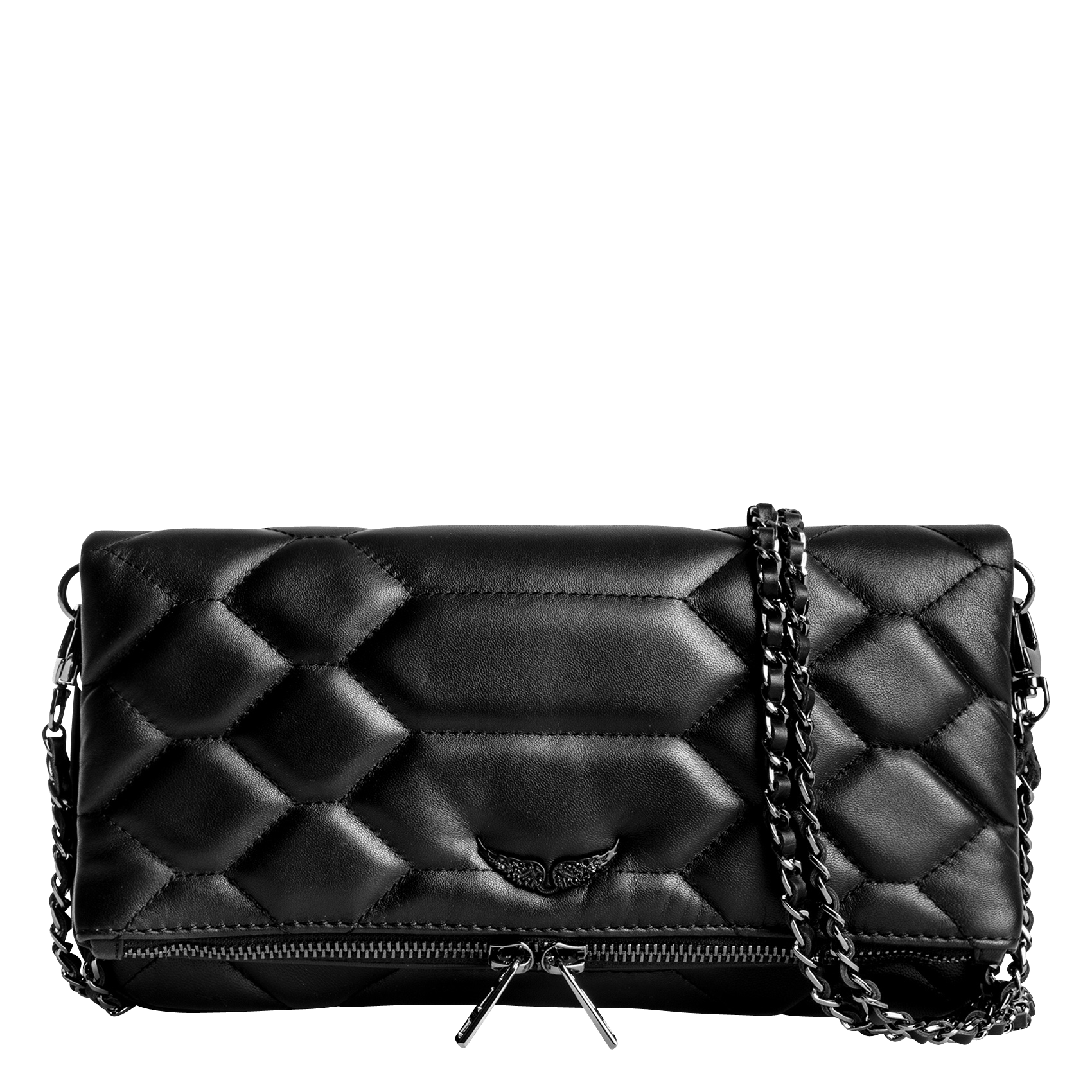 Bolso De Piel Acolchado Noir Zadig\u0026voltaire - Mujer | Place des Tendances