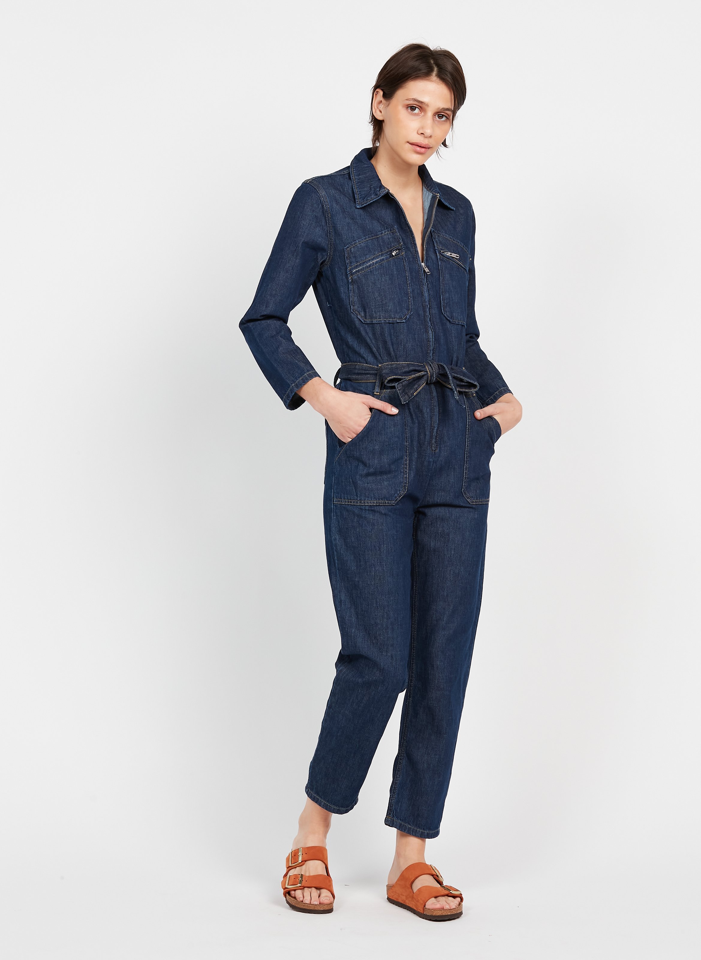 Combinaison jean best sale brut femme